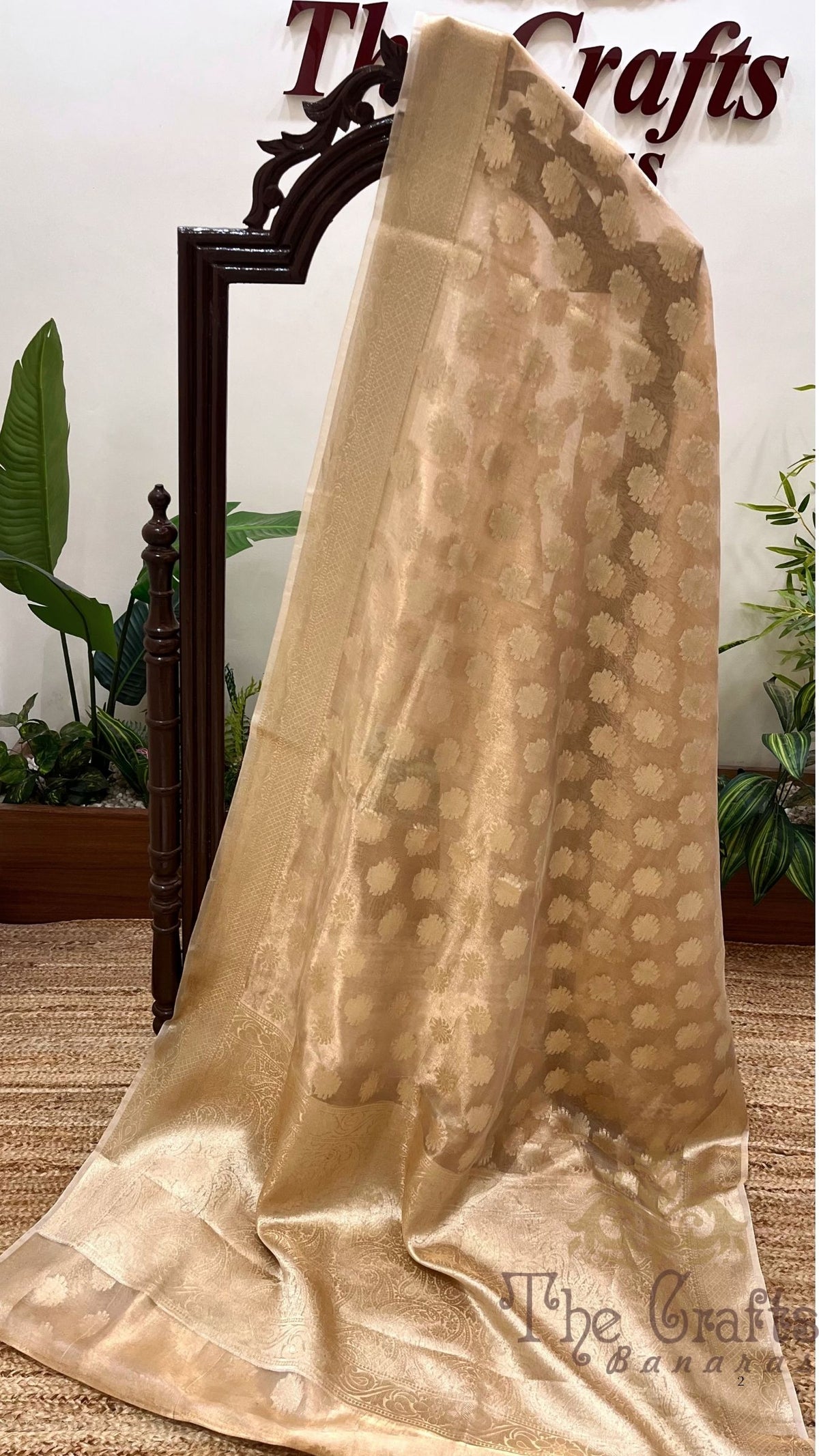 Pure Kora Tissue Silk Banarasi Saree
