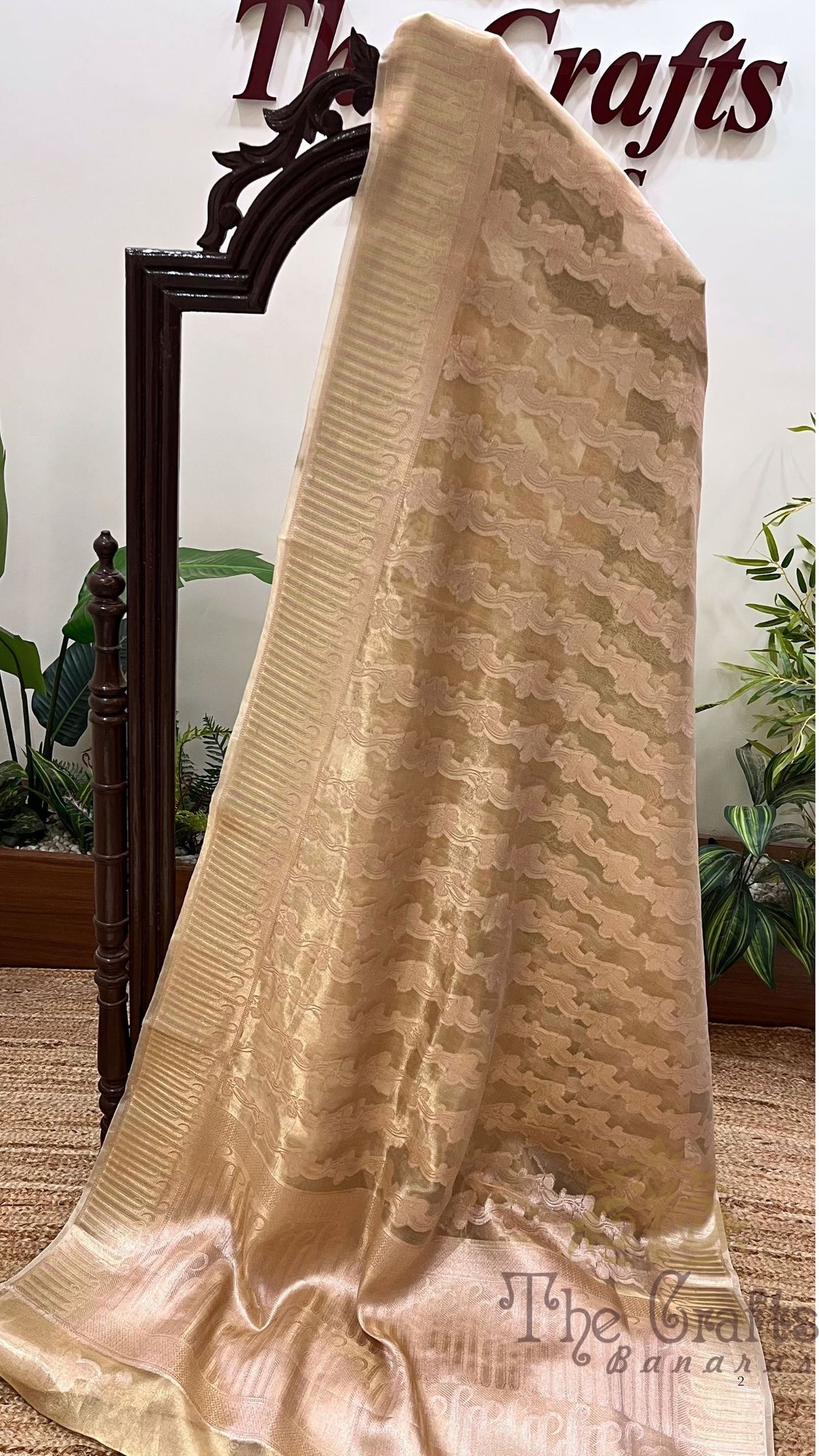Pure Kora Tissue Silk Banarasi Saree