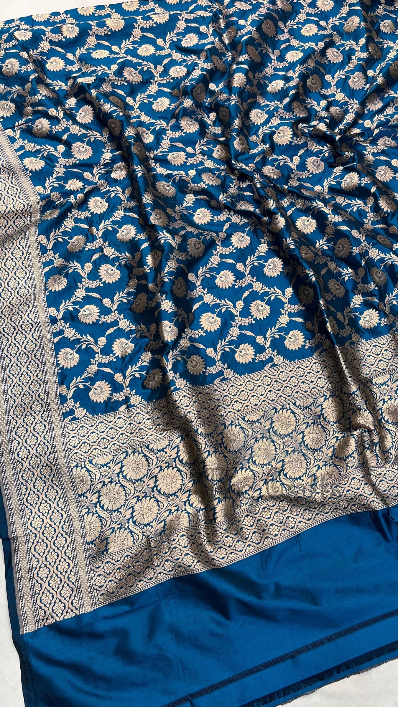Pure Katan Silk Banarasi Handloom Dupatta