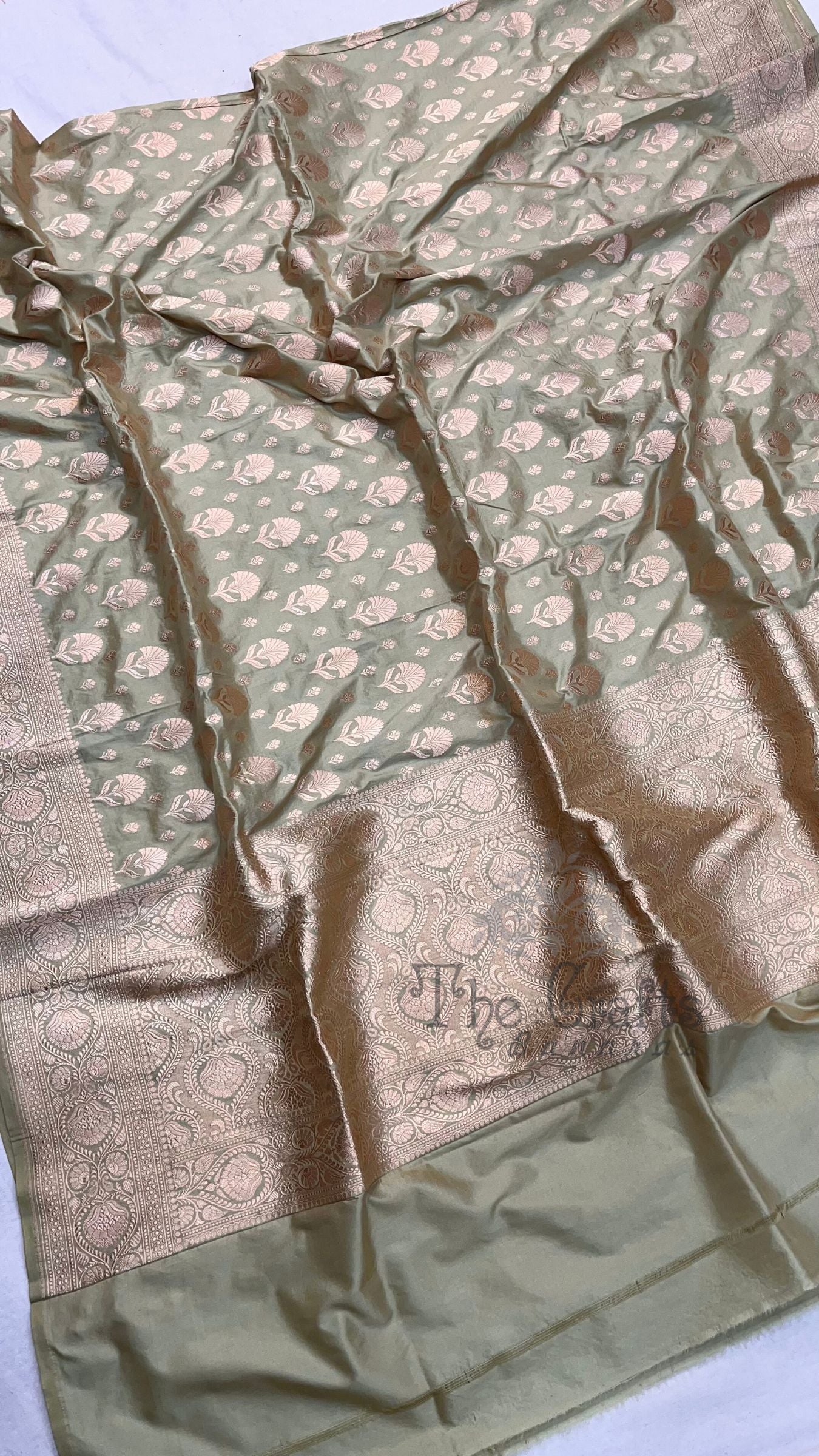 Pure Katan Silk Banarasi Handloom Dupatta