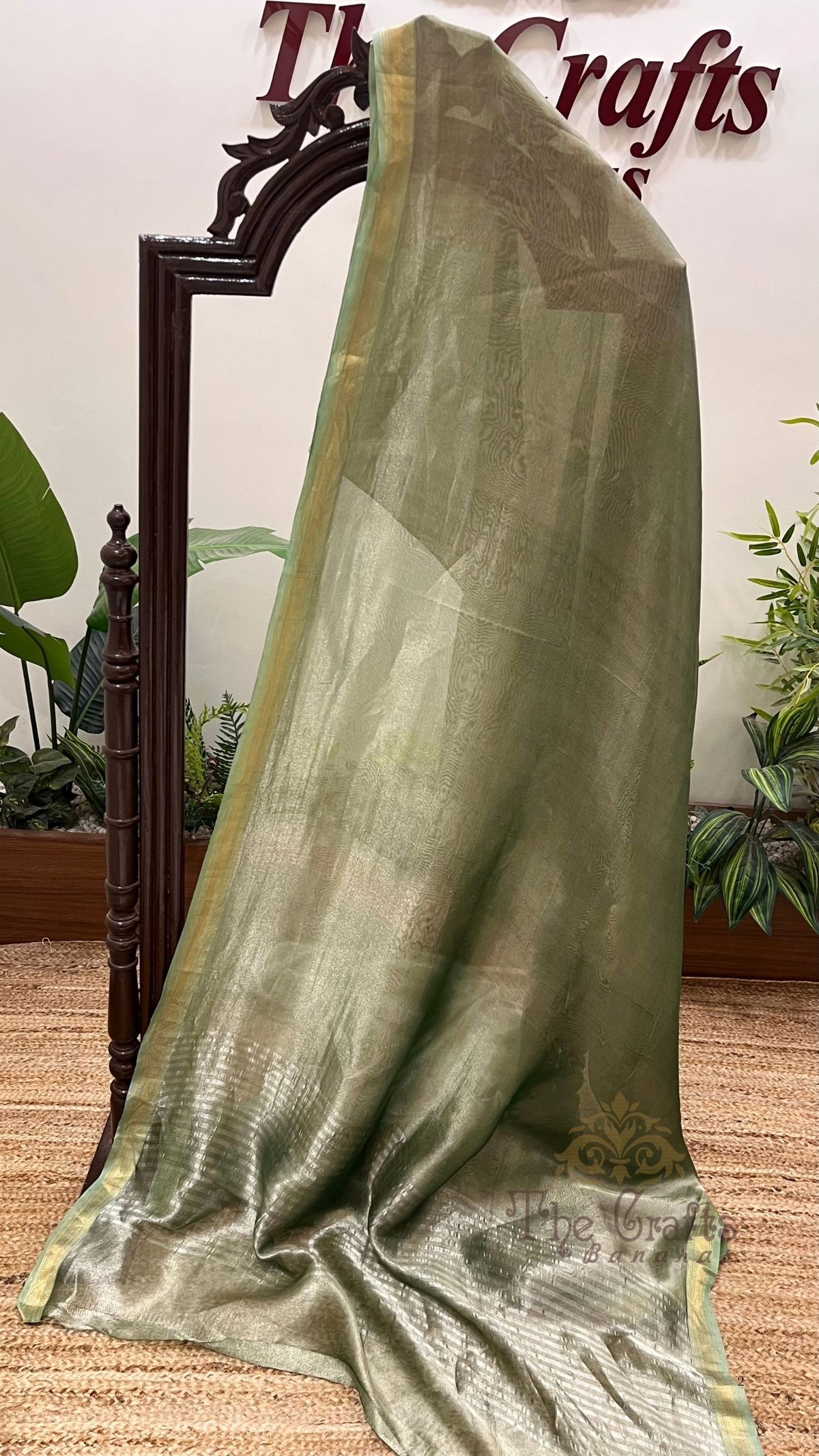 Pure Kora Tissue Silk Banarasi Saree
