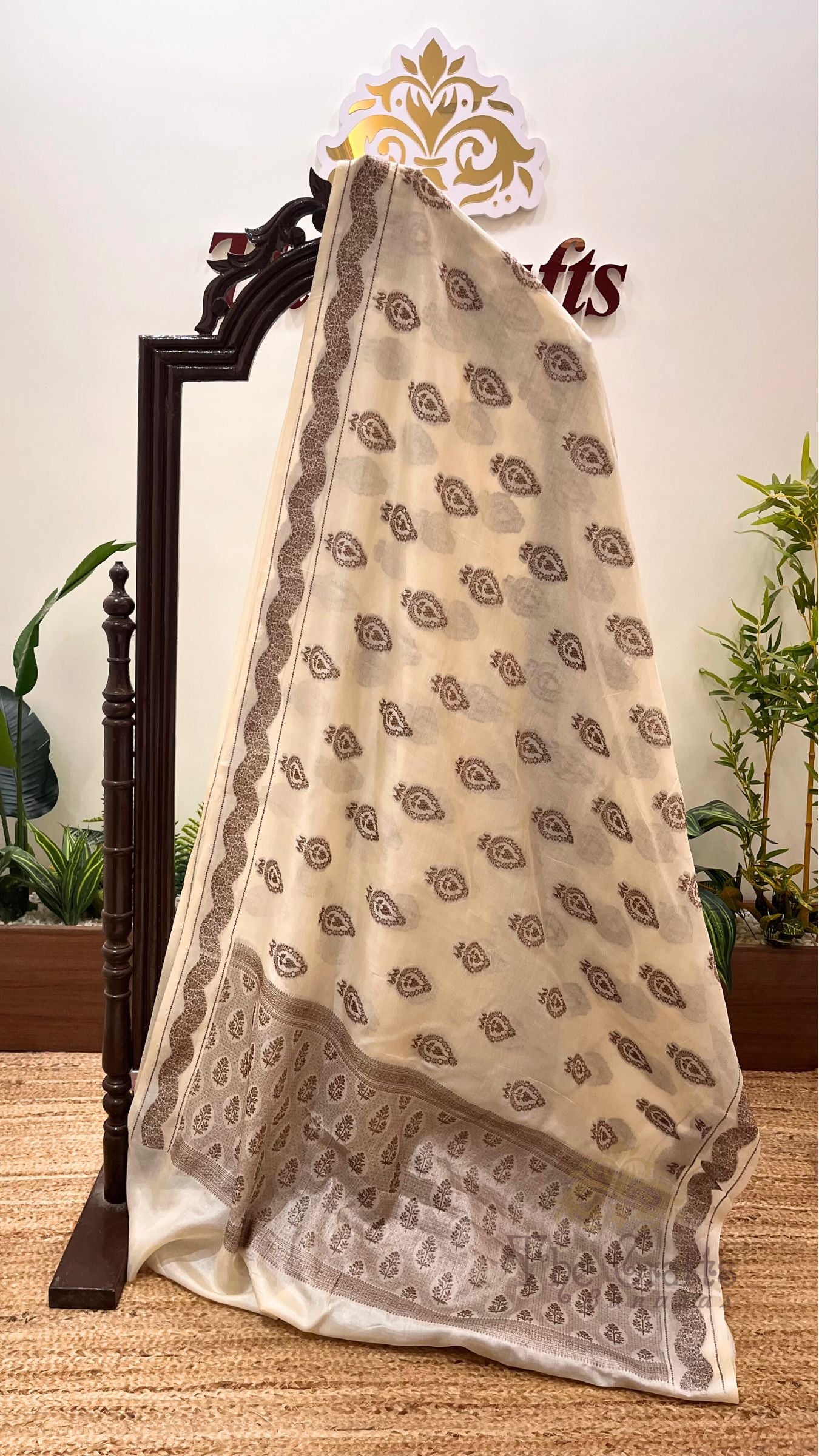 Pure Tussar Silk Banarasi Saree