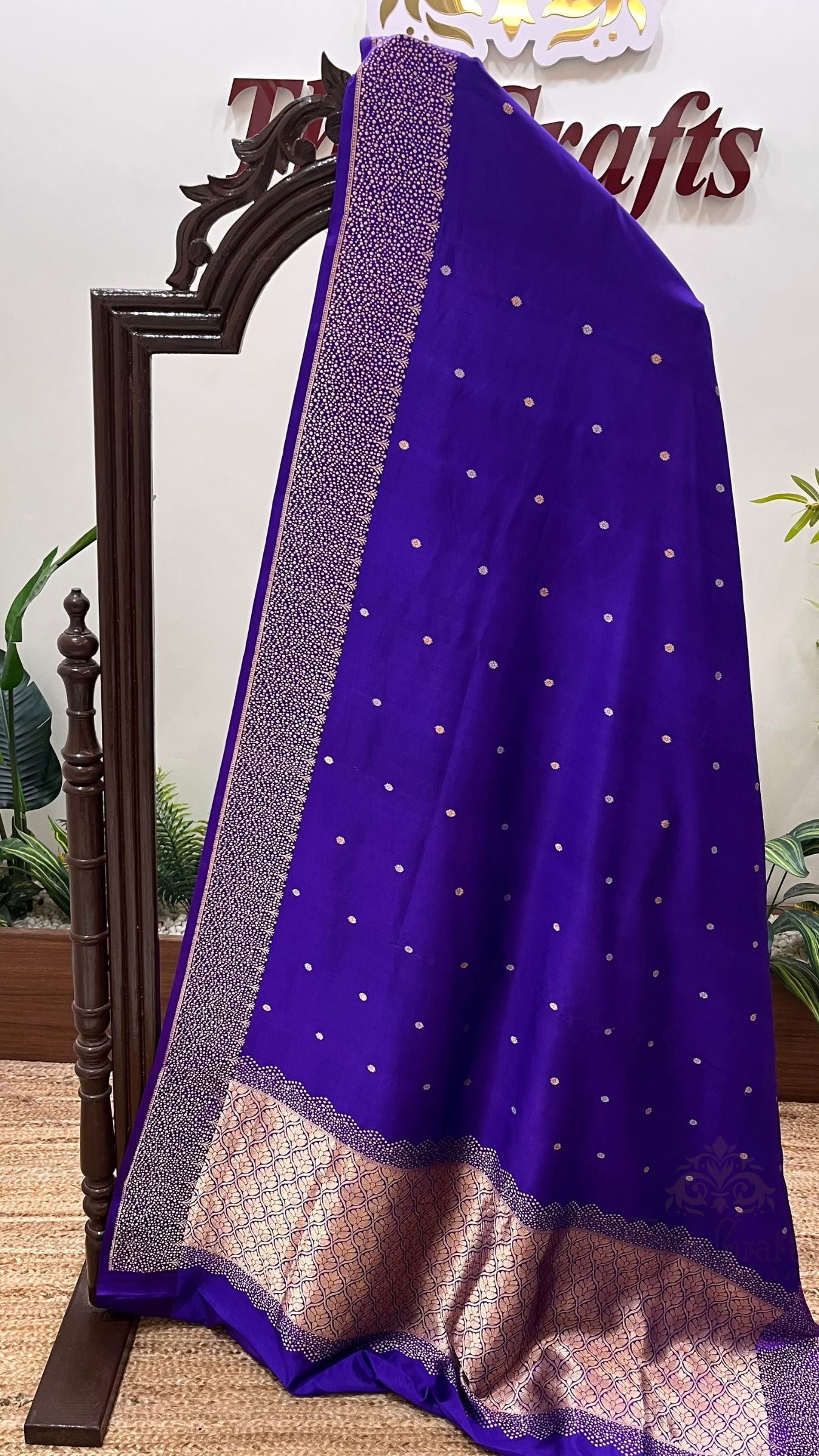 Pure Mango Silk Handloom Banarasi Saree