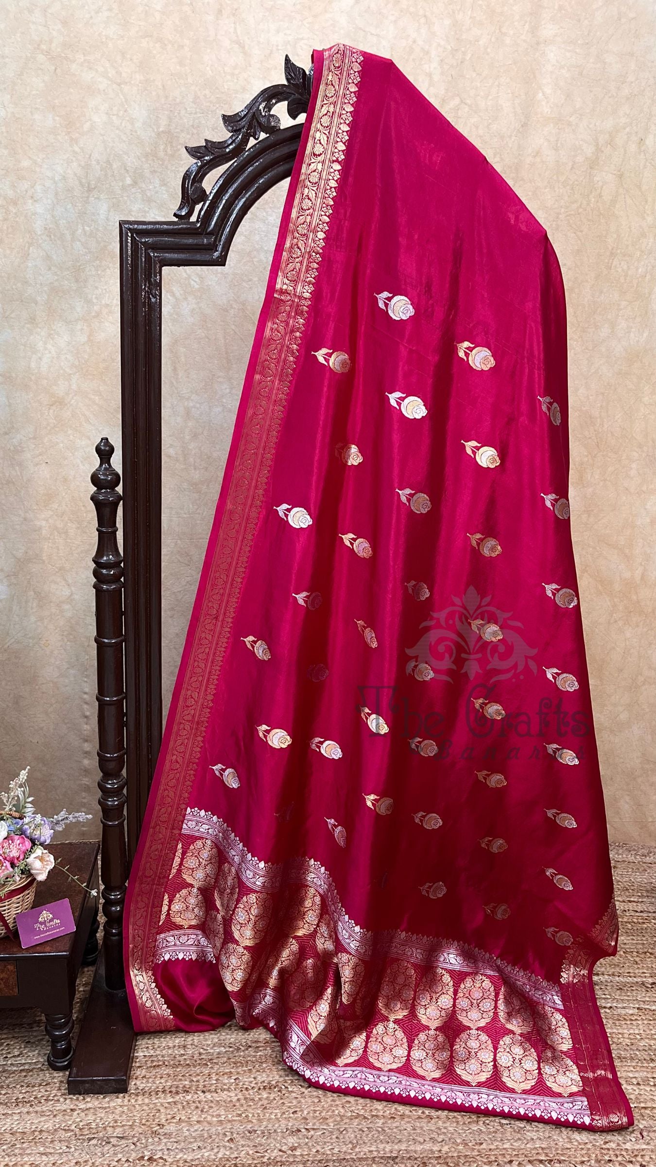 Pure Mango Silk Handloom Banarasi Saree