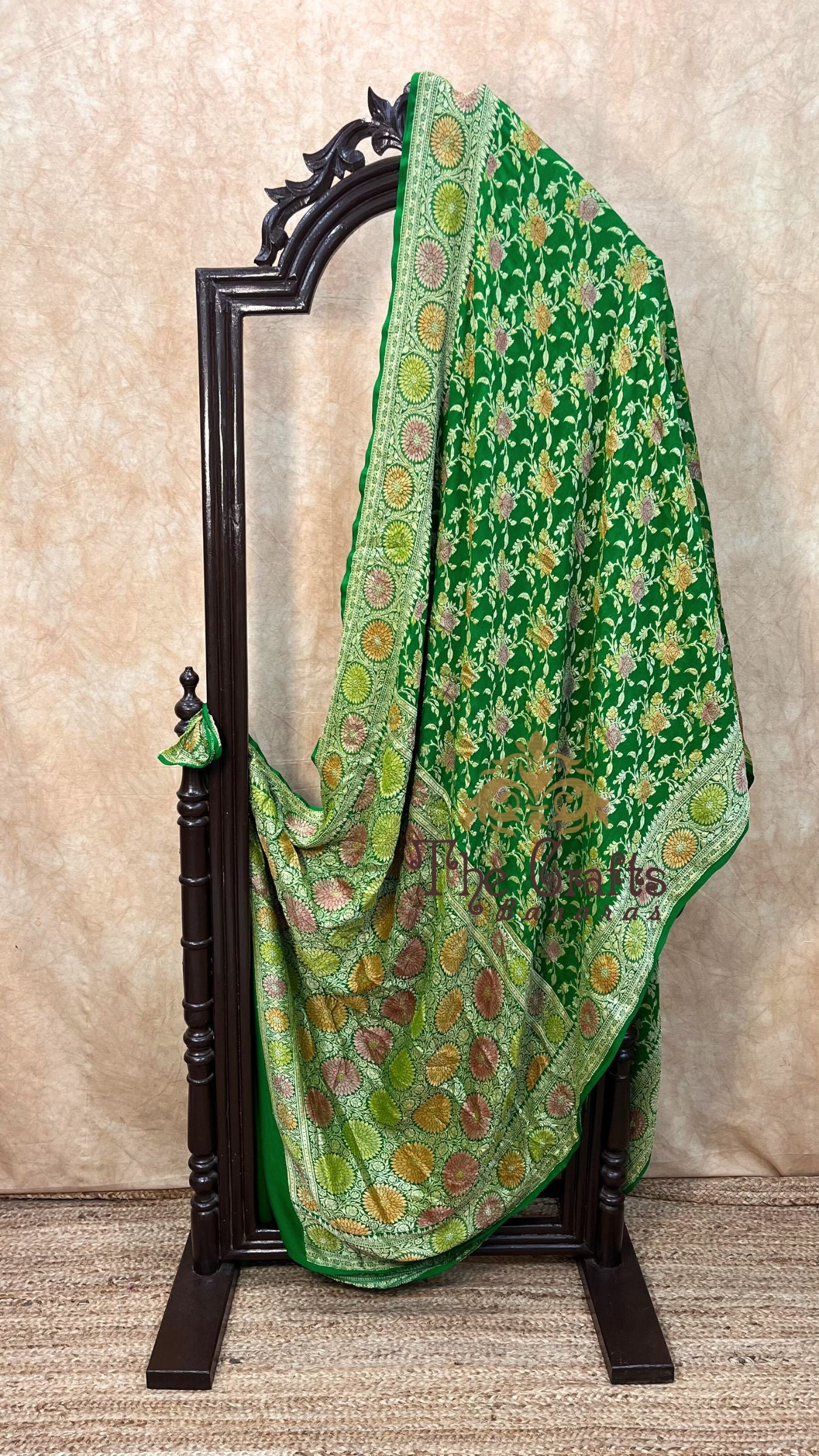 Pure Khaddi Chiffon Banarasi Saree