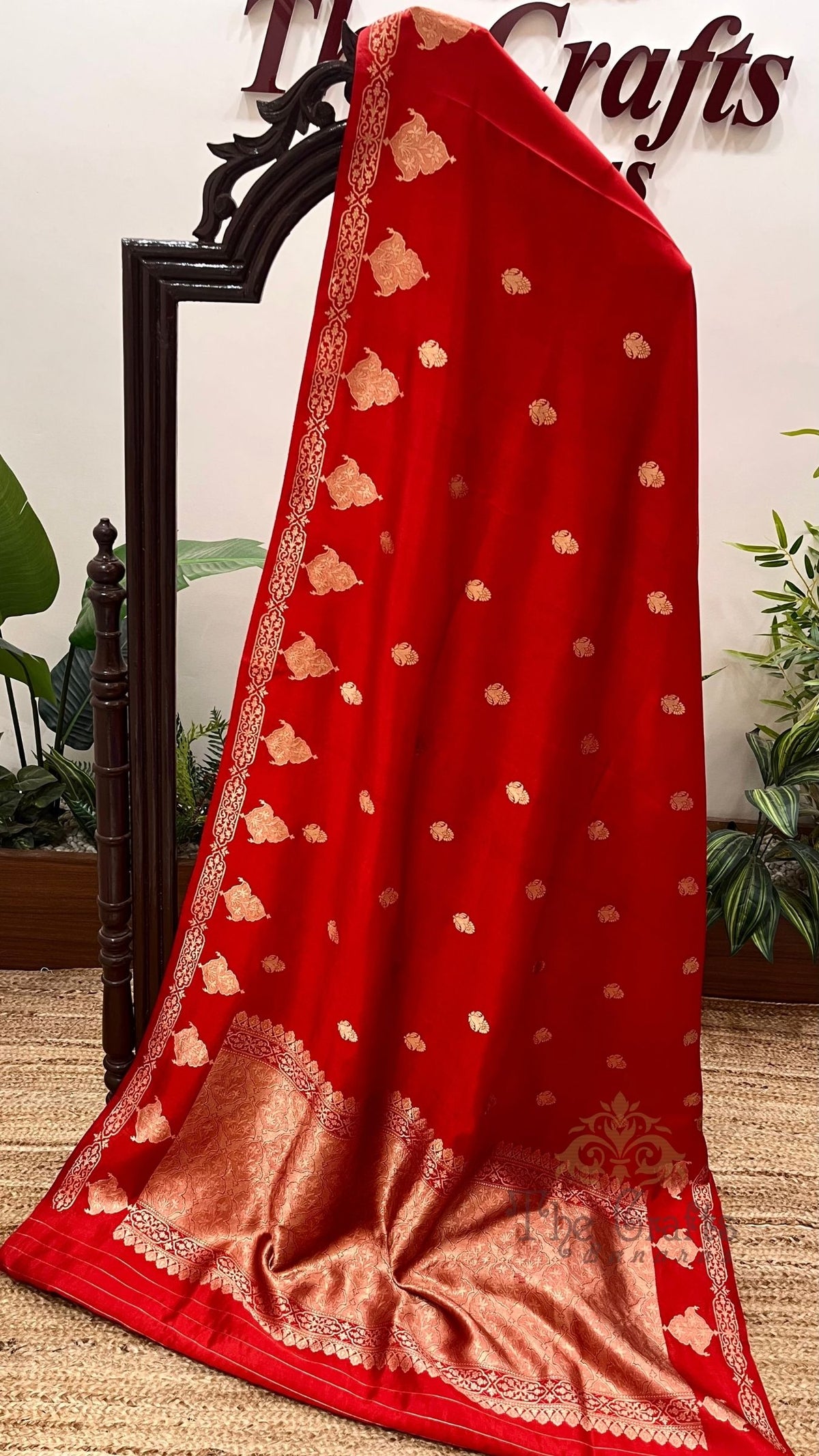 Pure Mango Silk Handloom Banarasi Saree