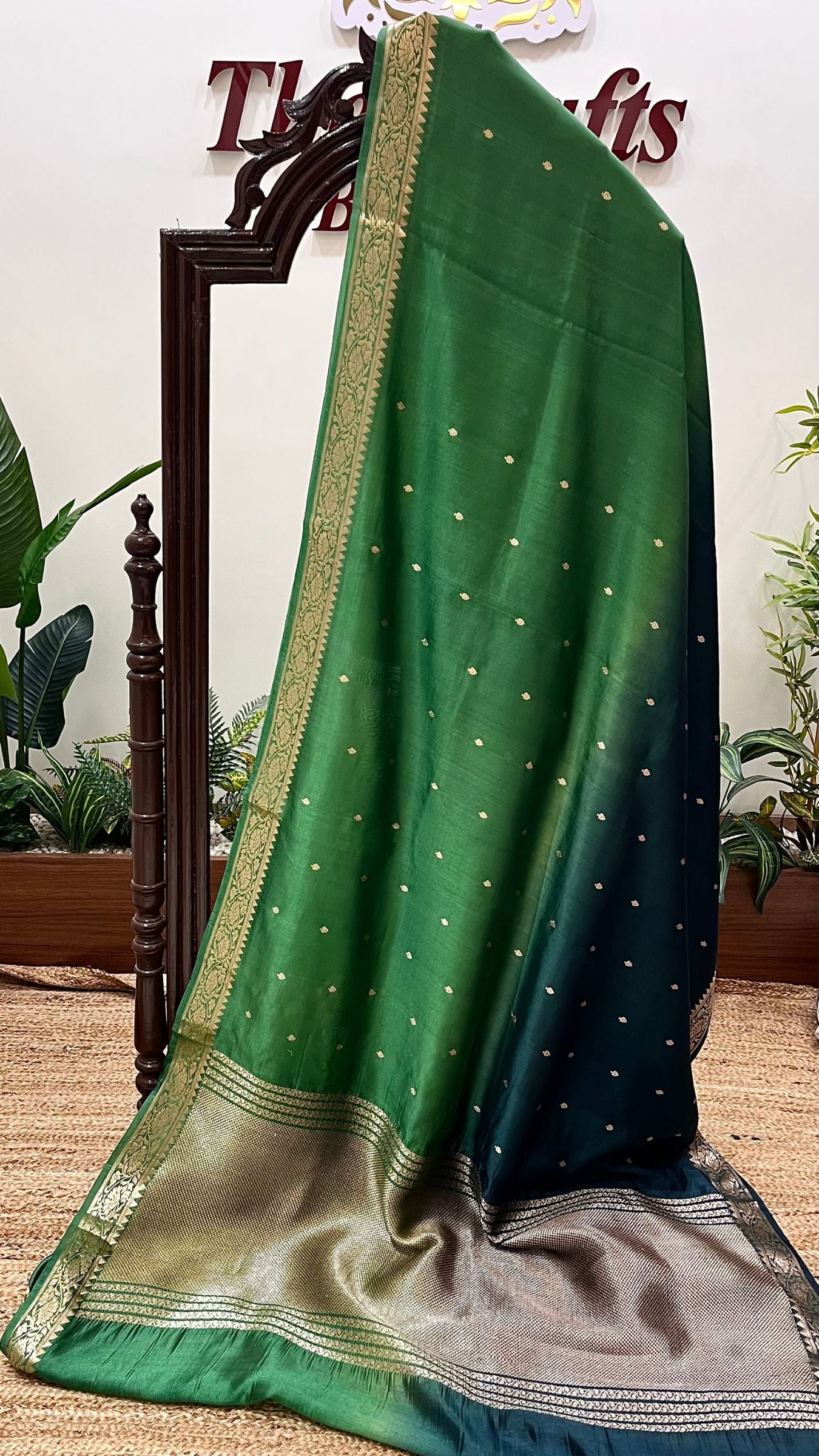 Pure Mango Silk Handloom Banarasi Saree