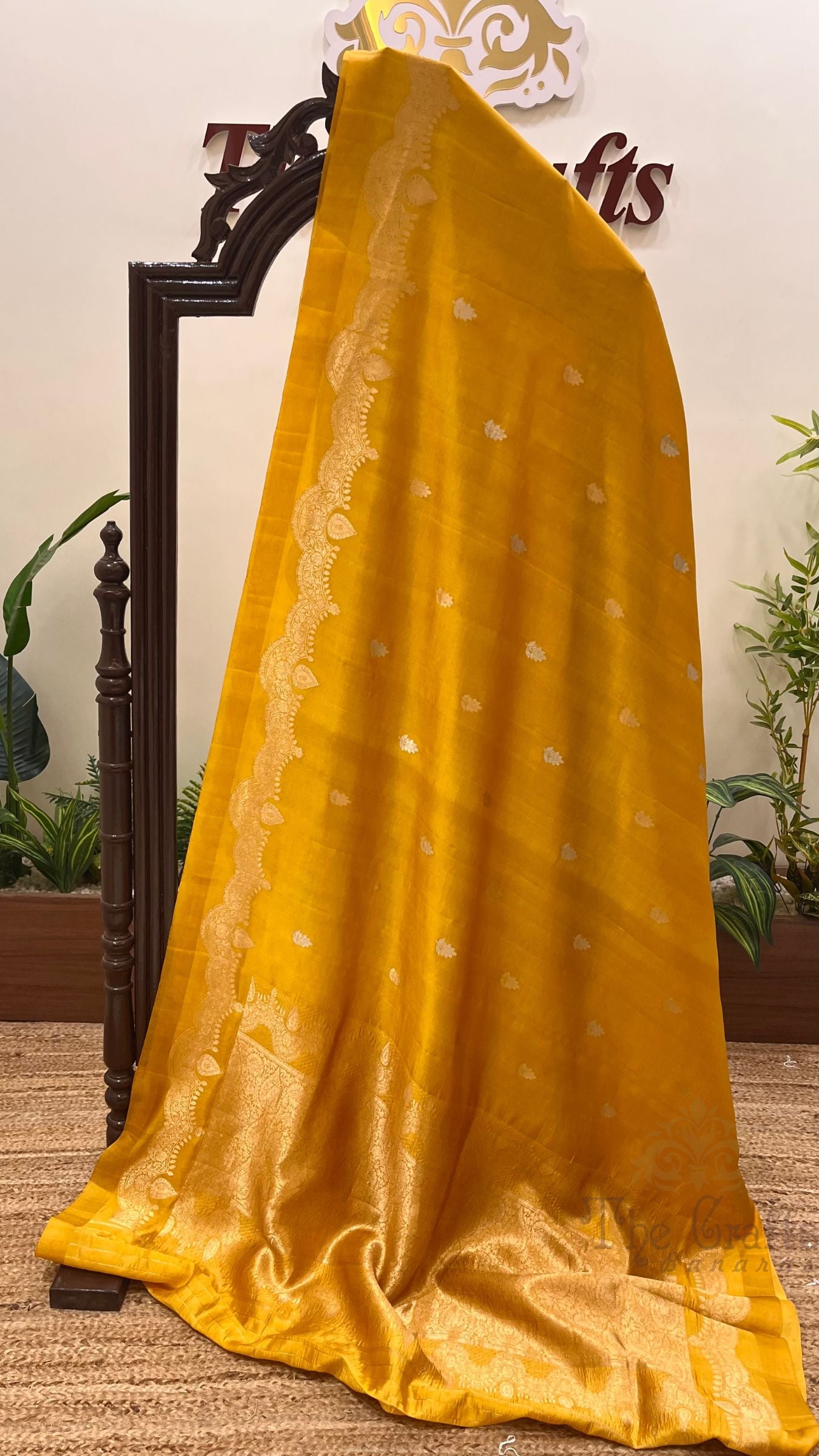 Pure Mango Silk Handloom Banarasi Saree