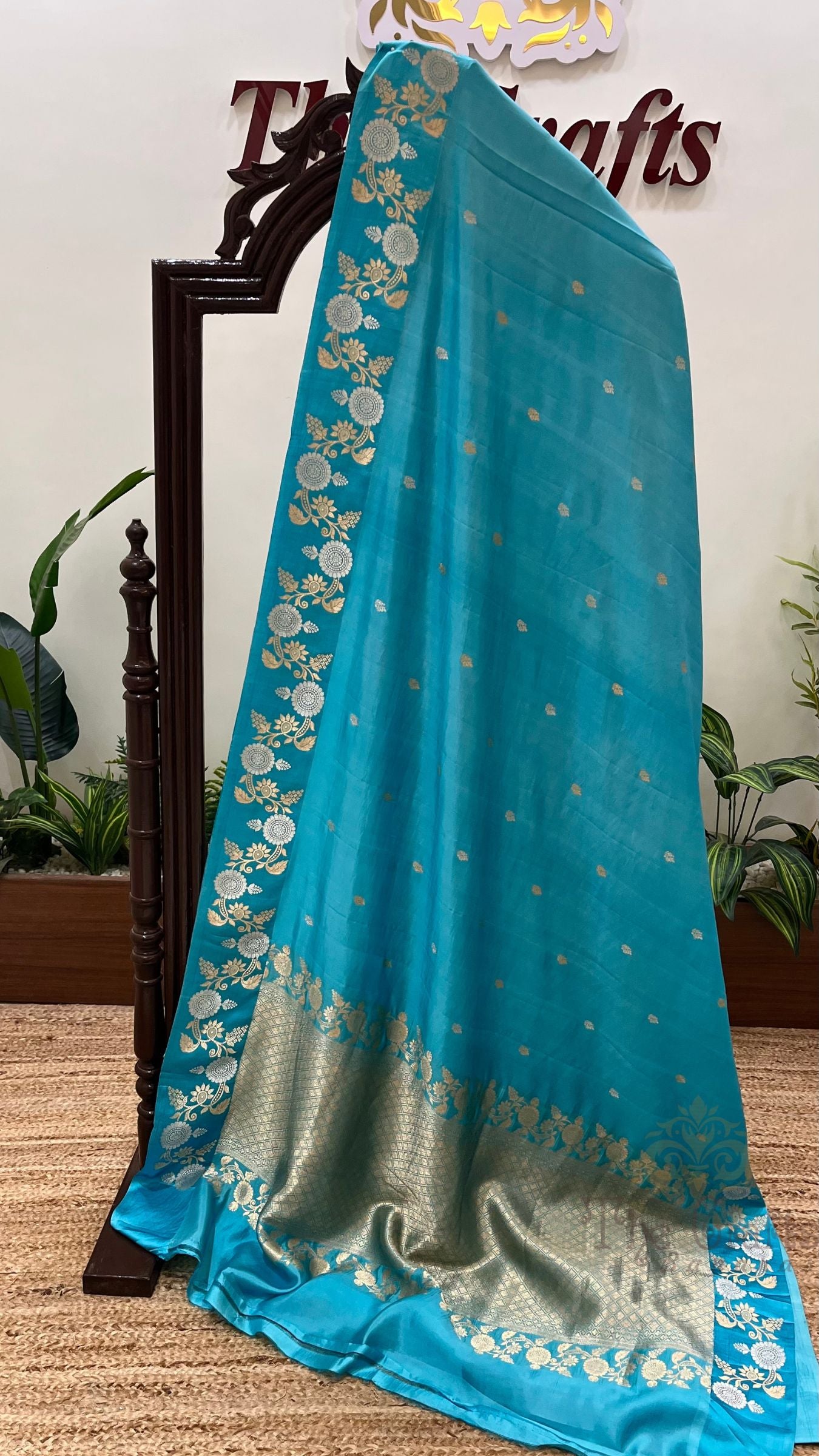 Pure Mango Silk Handloom Banarasi Saree