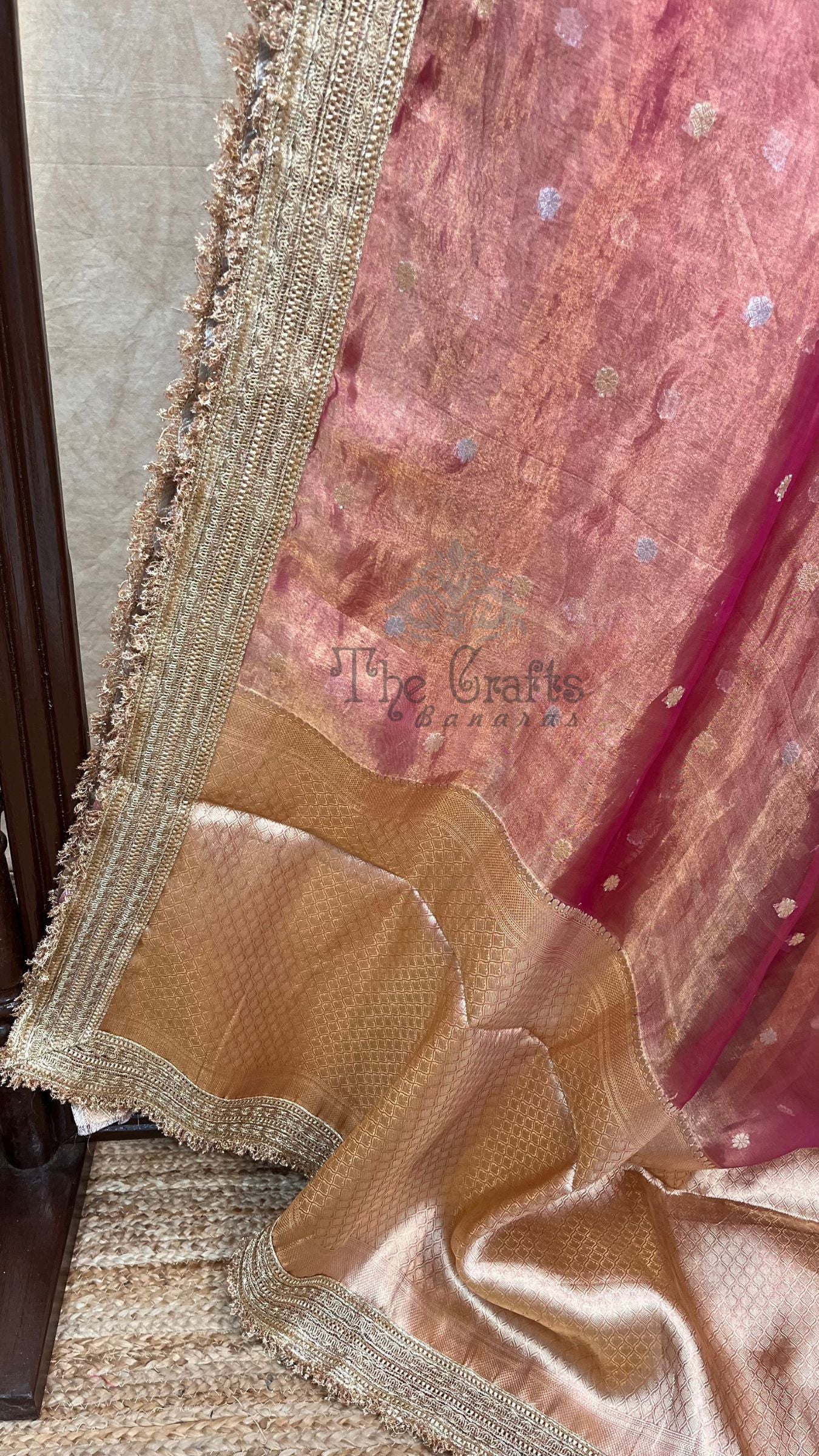 Pure Kora Tissue Silk Banarasi Saree