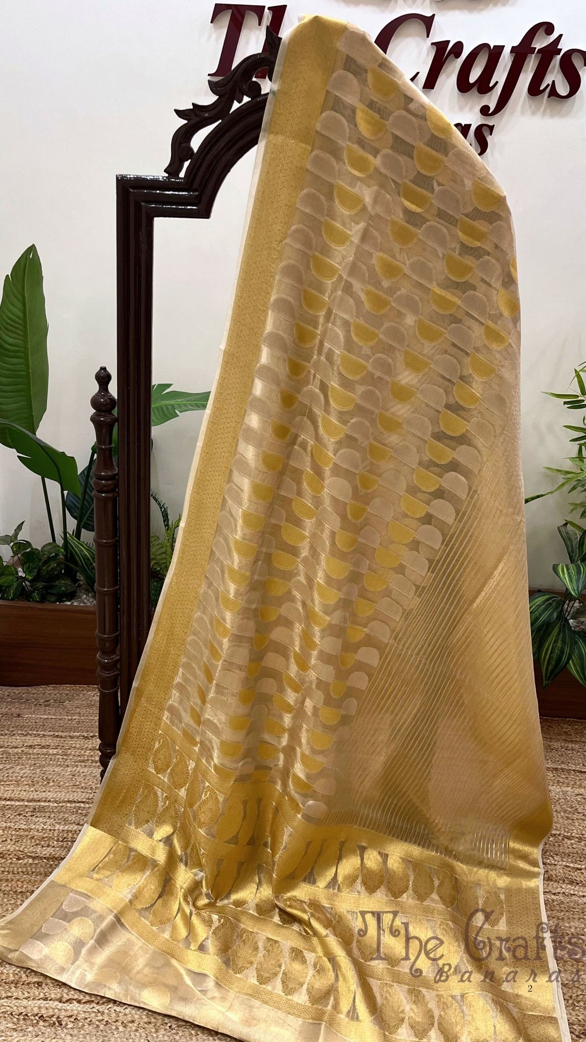 Pure Kora Tissue Silk Banarasi Saree