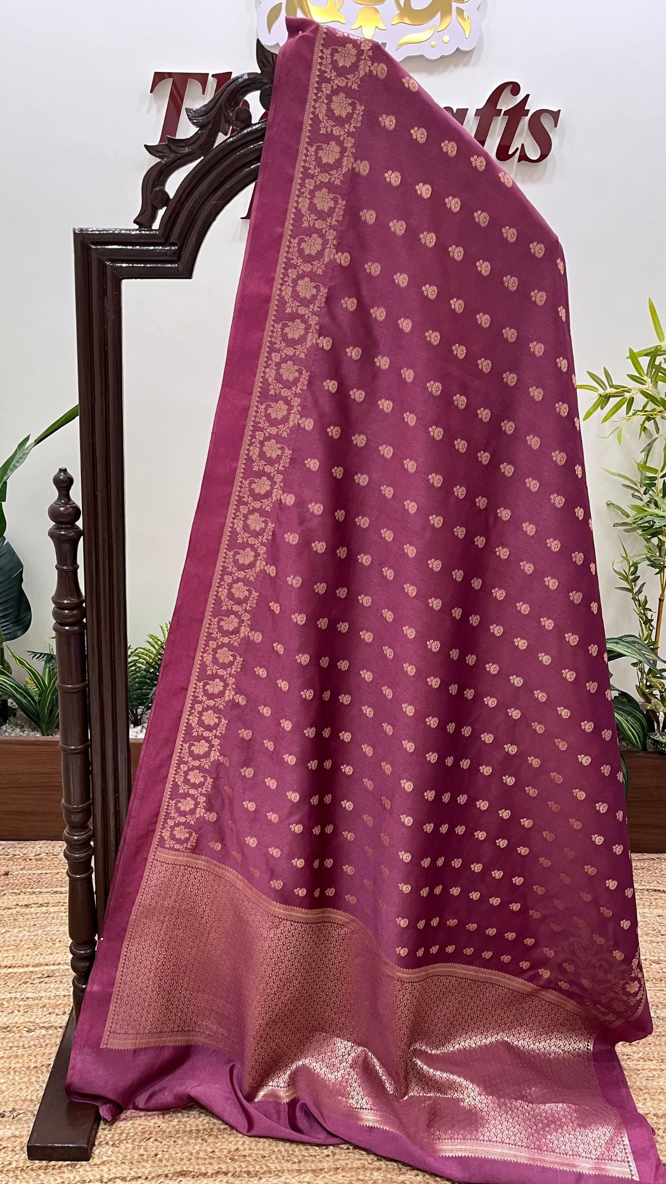 Pure Mango Silk Banarasi Saree