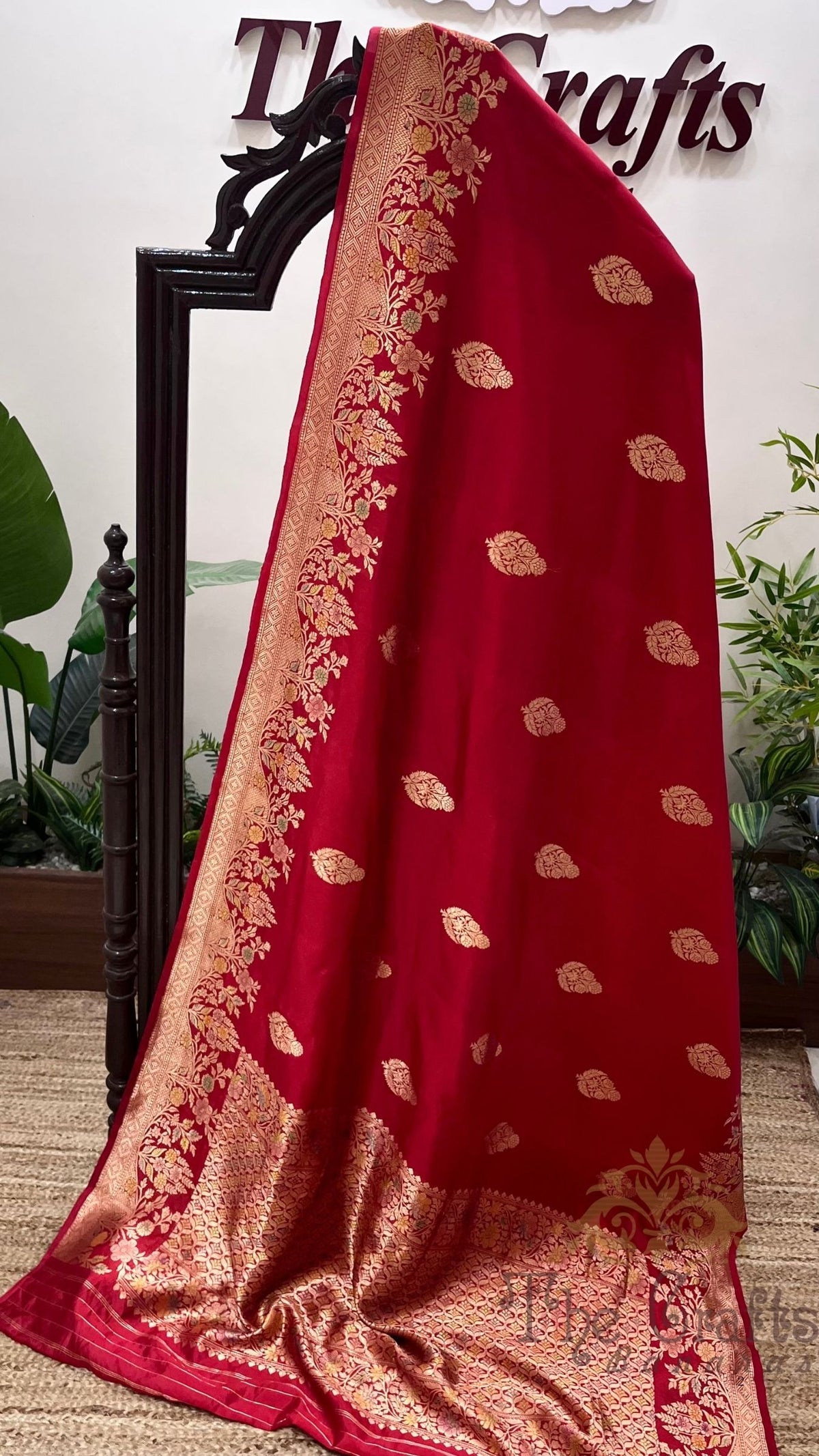 Pure Mango Silk Handloom Banarasi Saree