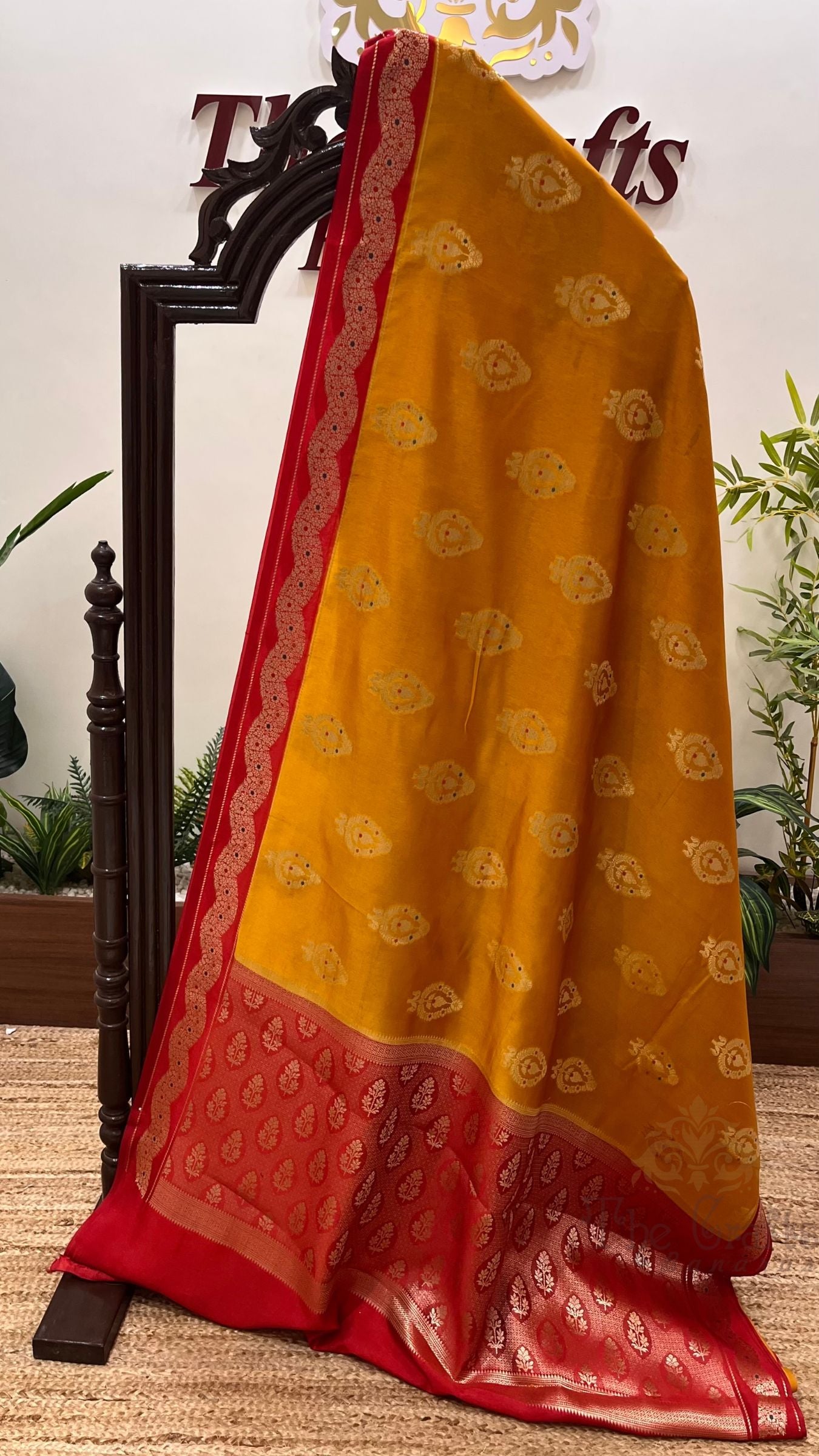 Pure Dupion Silk Banarasi Saree