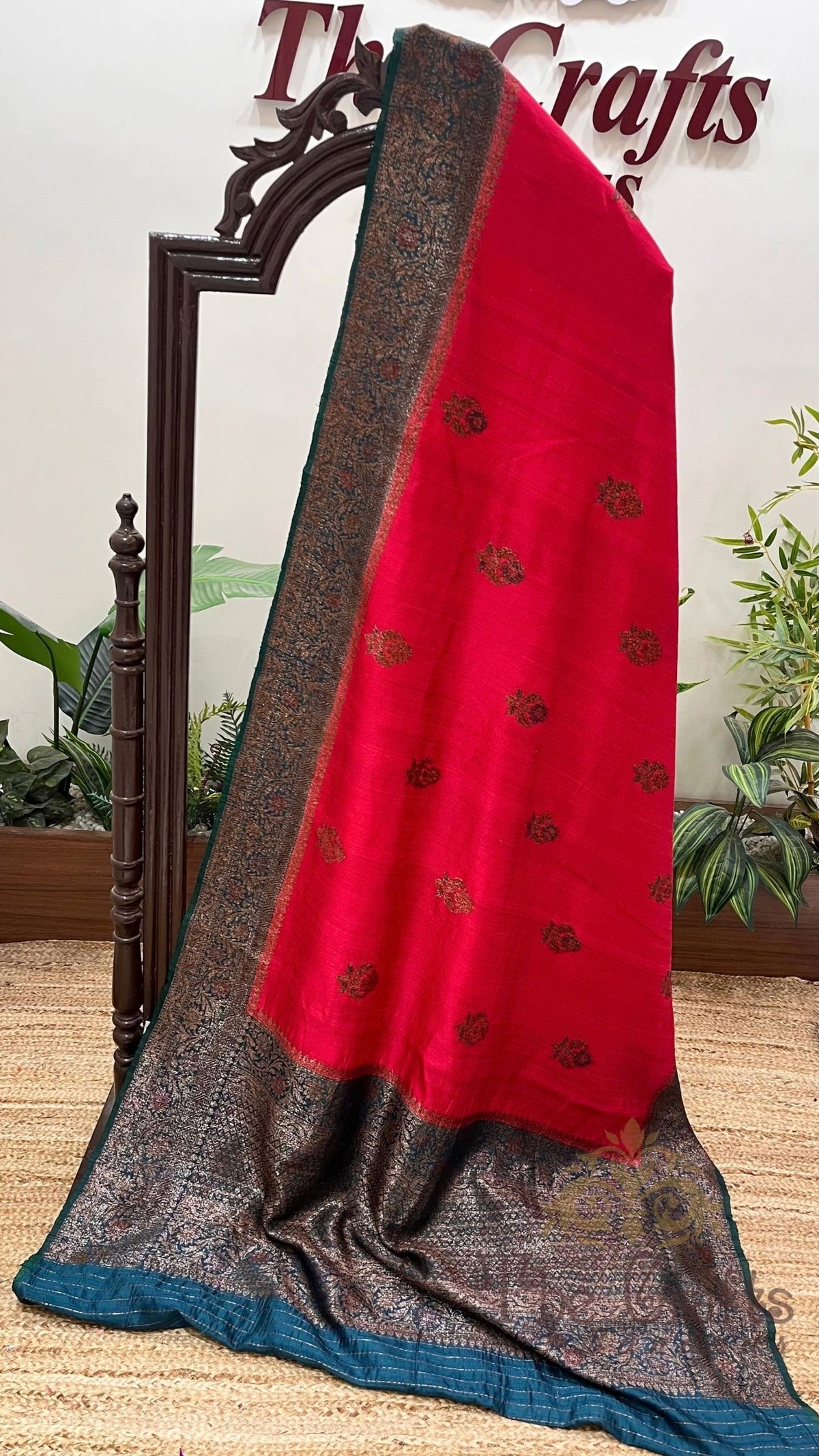 Pure Tussar Silk Handloom Banarasi Saree
