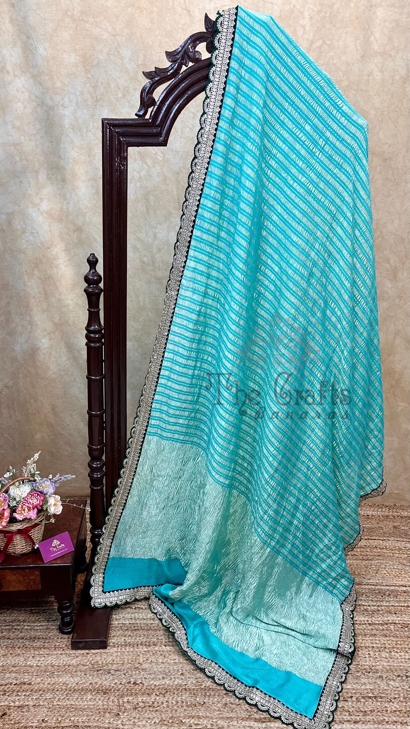 Pure Munga Tissue Silk Handloom Banarasi Saree