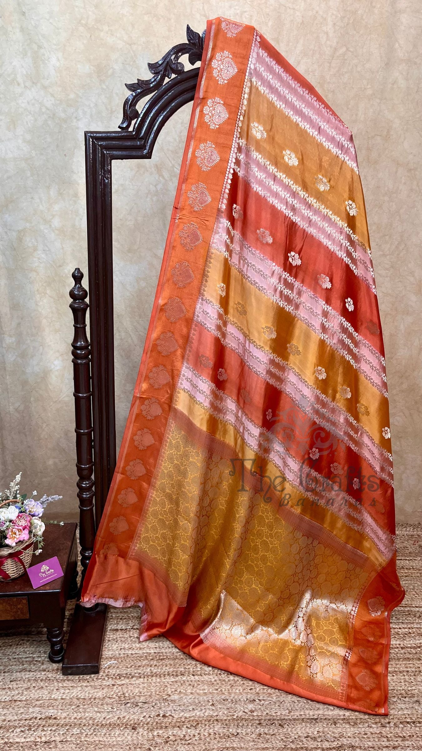 Pure Mango Silk Banarasi Saree