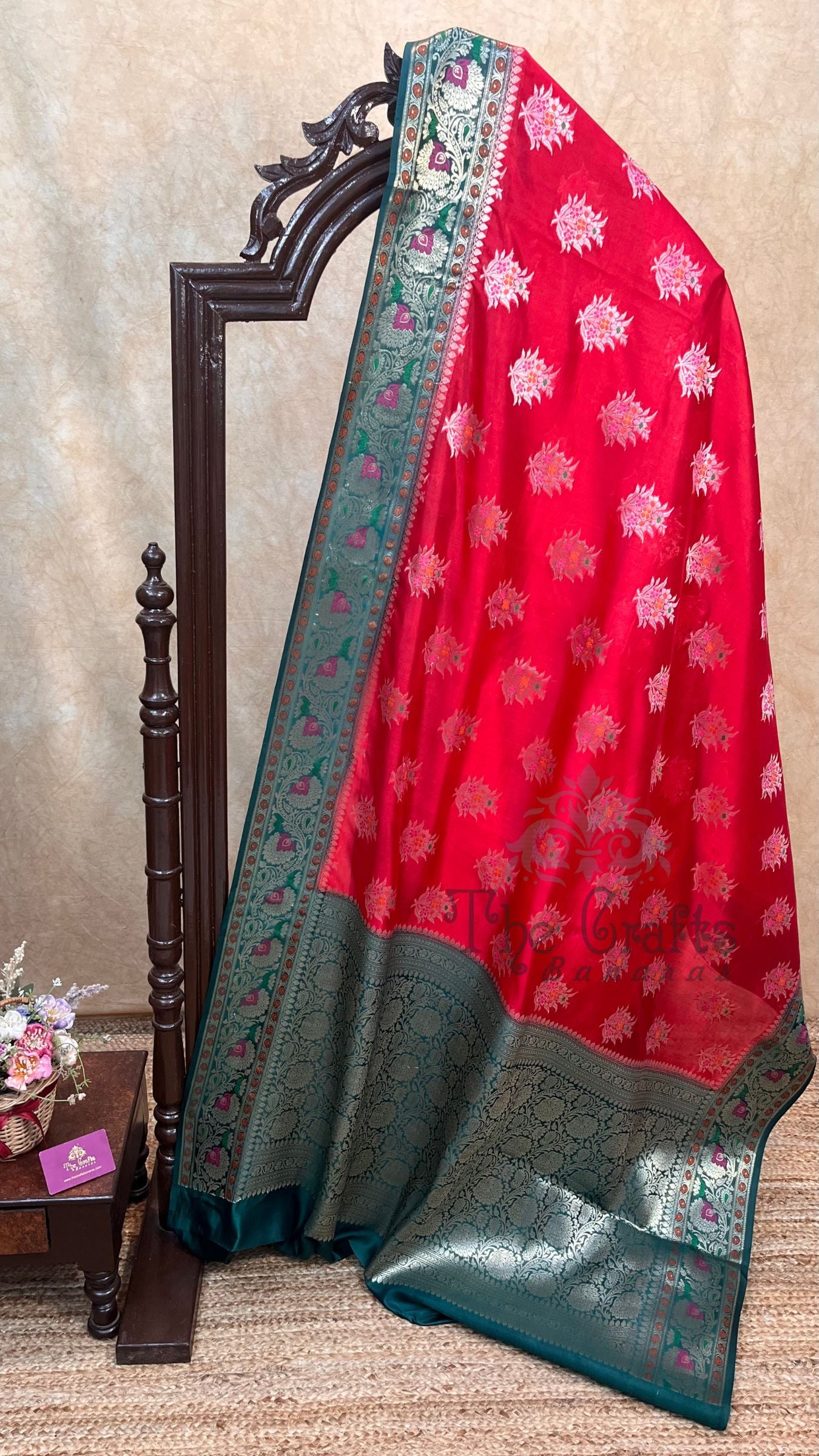 Pure Dupion Silk Banarasi Saree