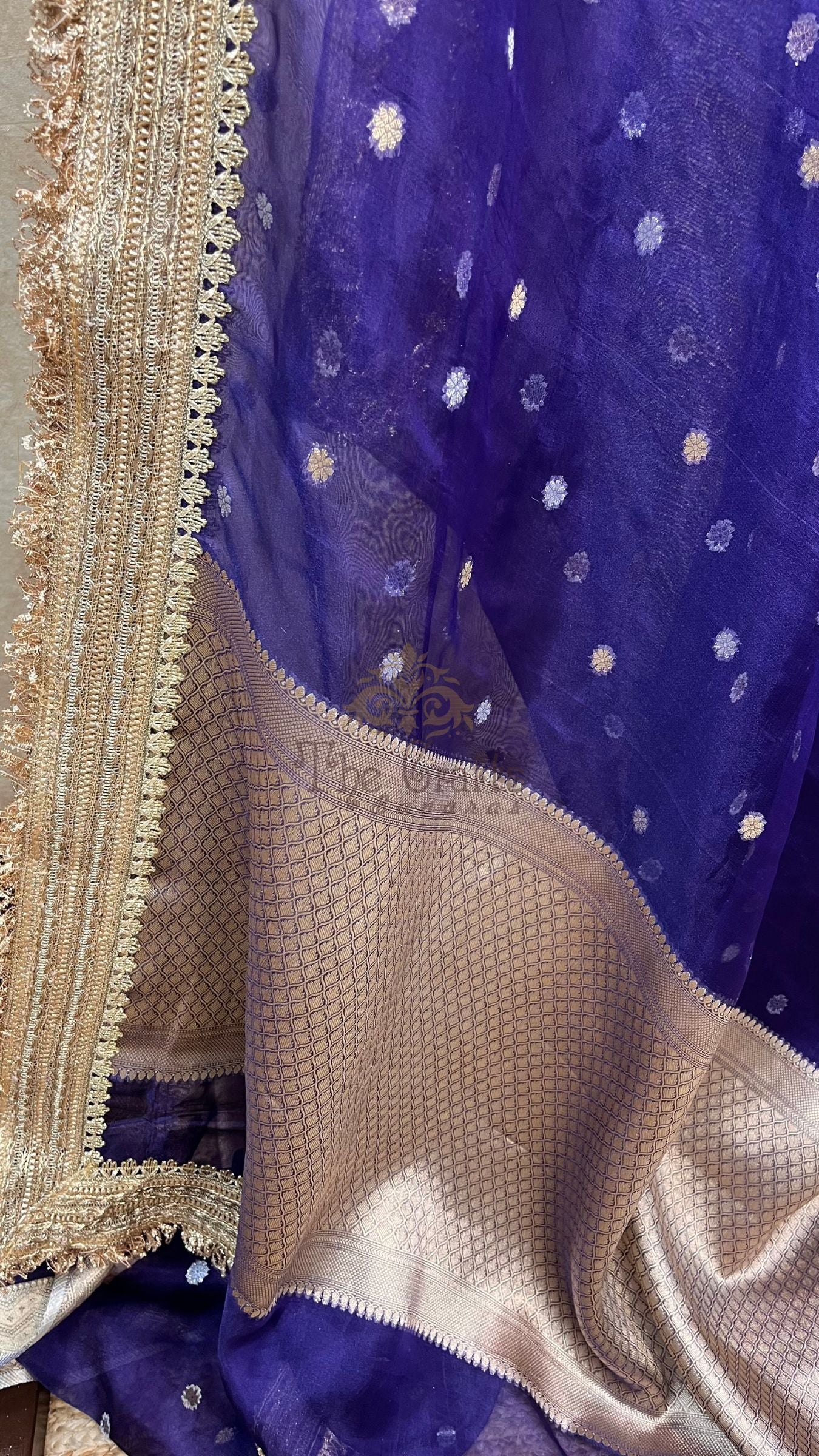 Pure Kora Tissue Silk Banarasi Saree