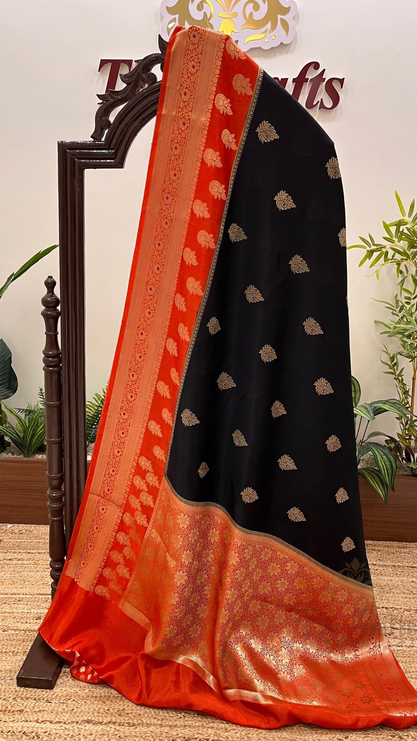 Pure Dupion Silk Banarasi Saree