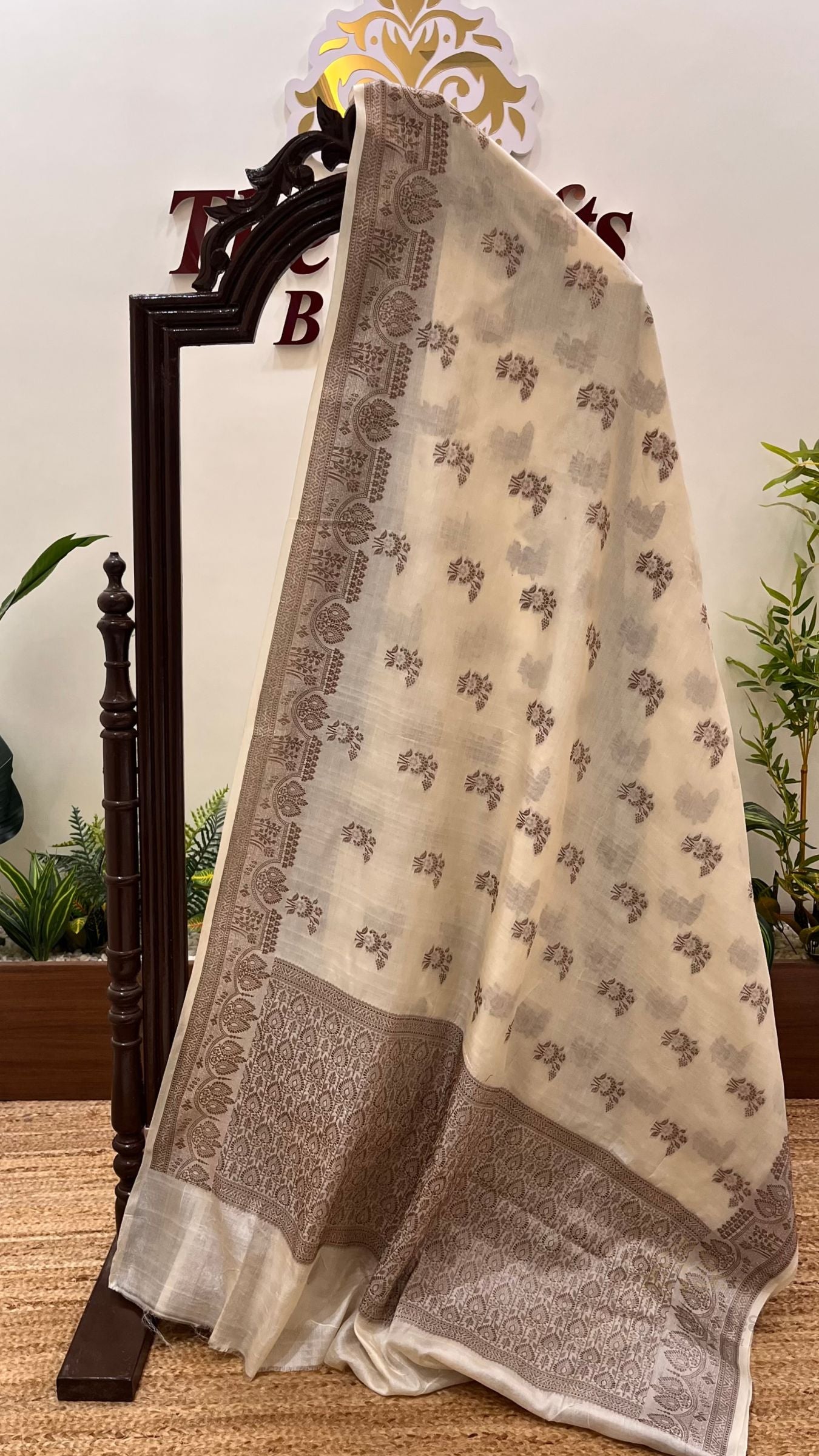 Pure Tussar Silk Banarasi Saree
