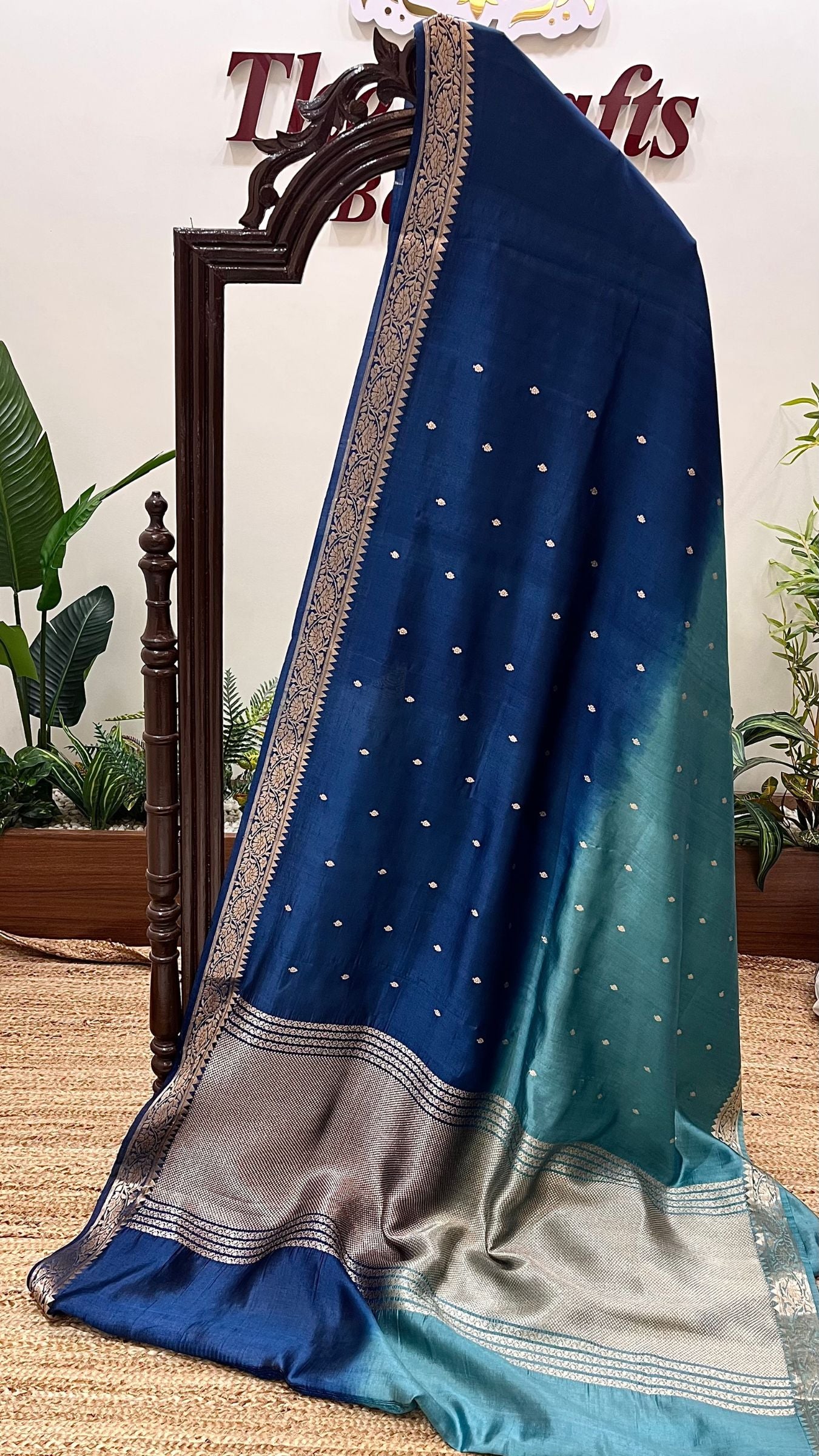 Pure Mango Silk Handloom Banarasi Saree