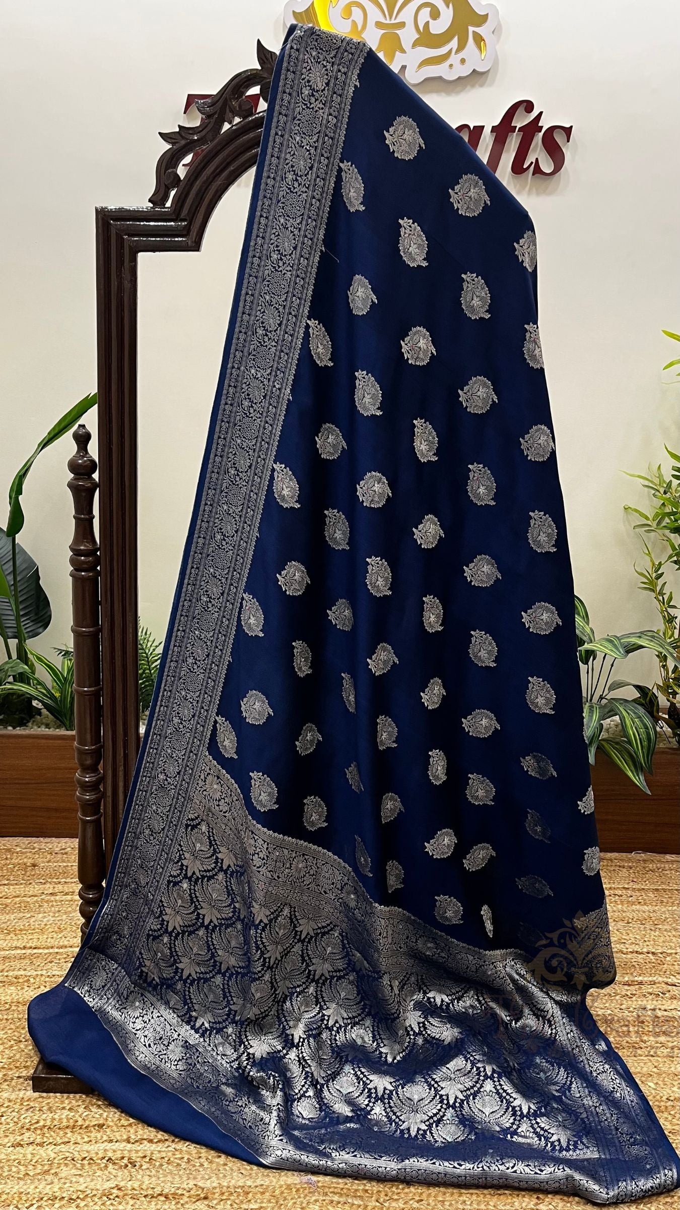Pure Chiniya Silk Banarasi Saree