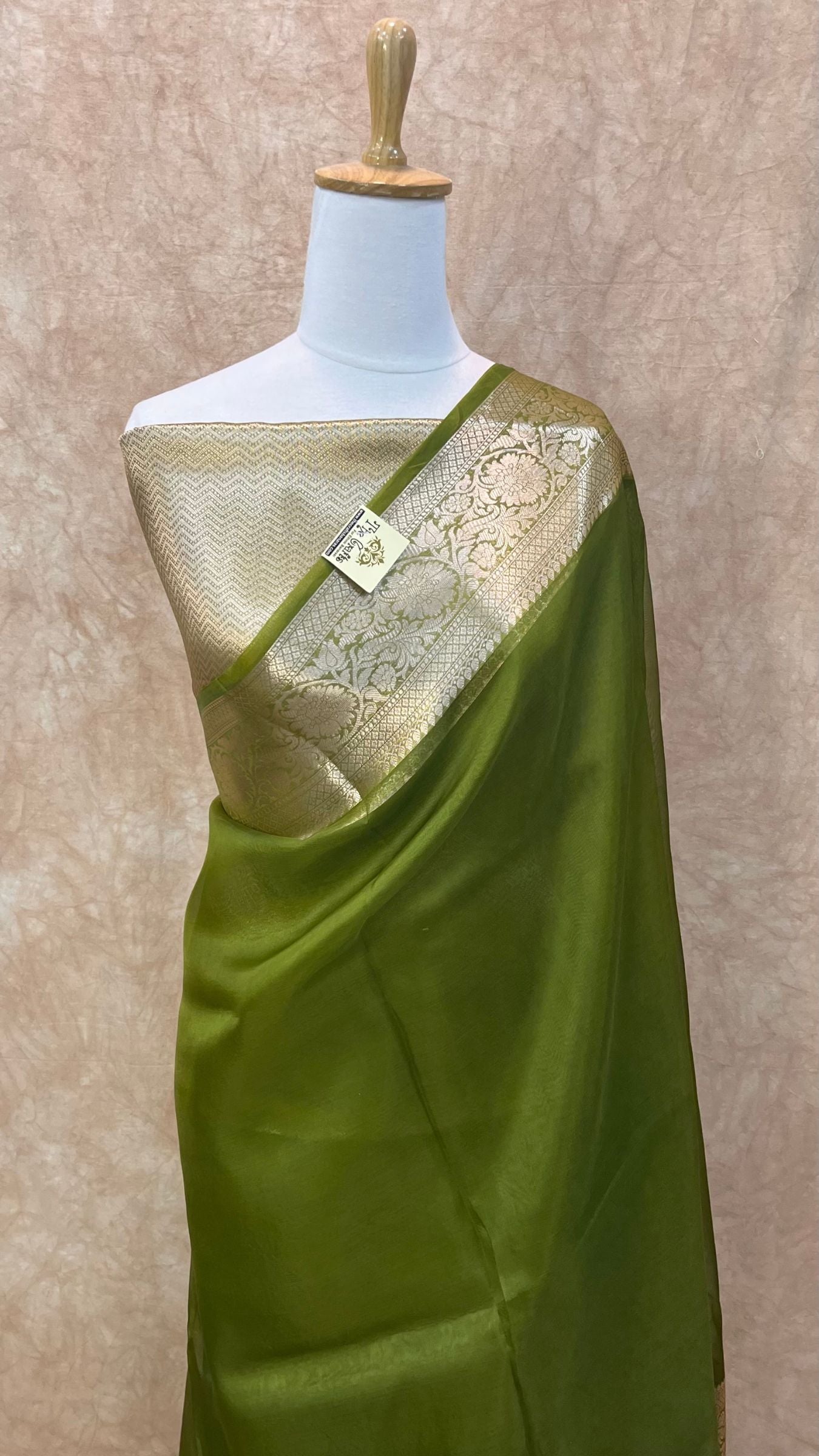 Pure Kora Silk Banarasi Saree