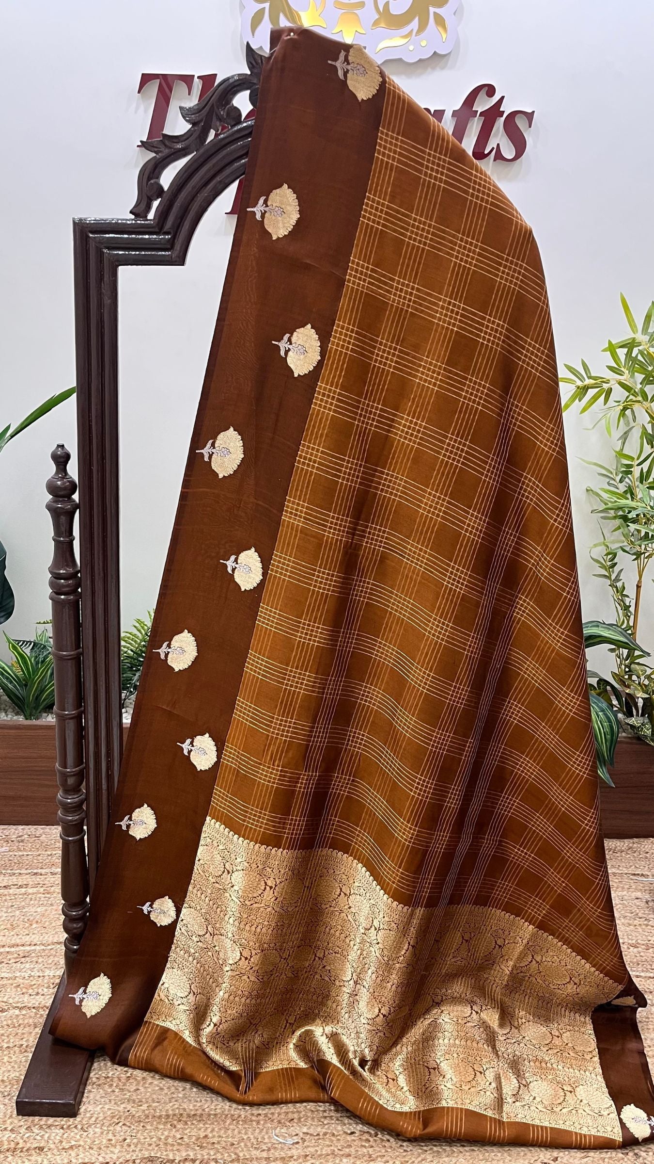 Pure Mango Silk Handloom Banarasi Saree