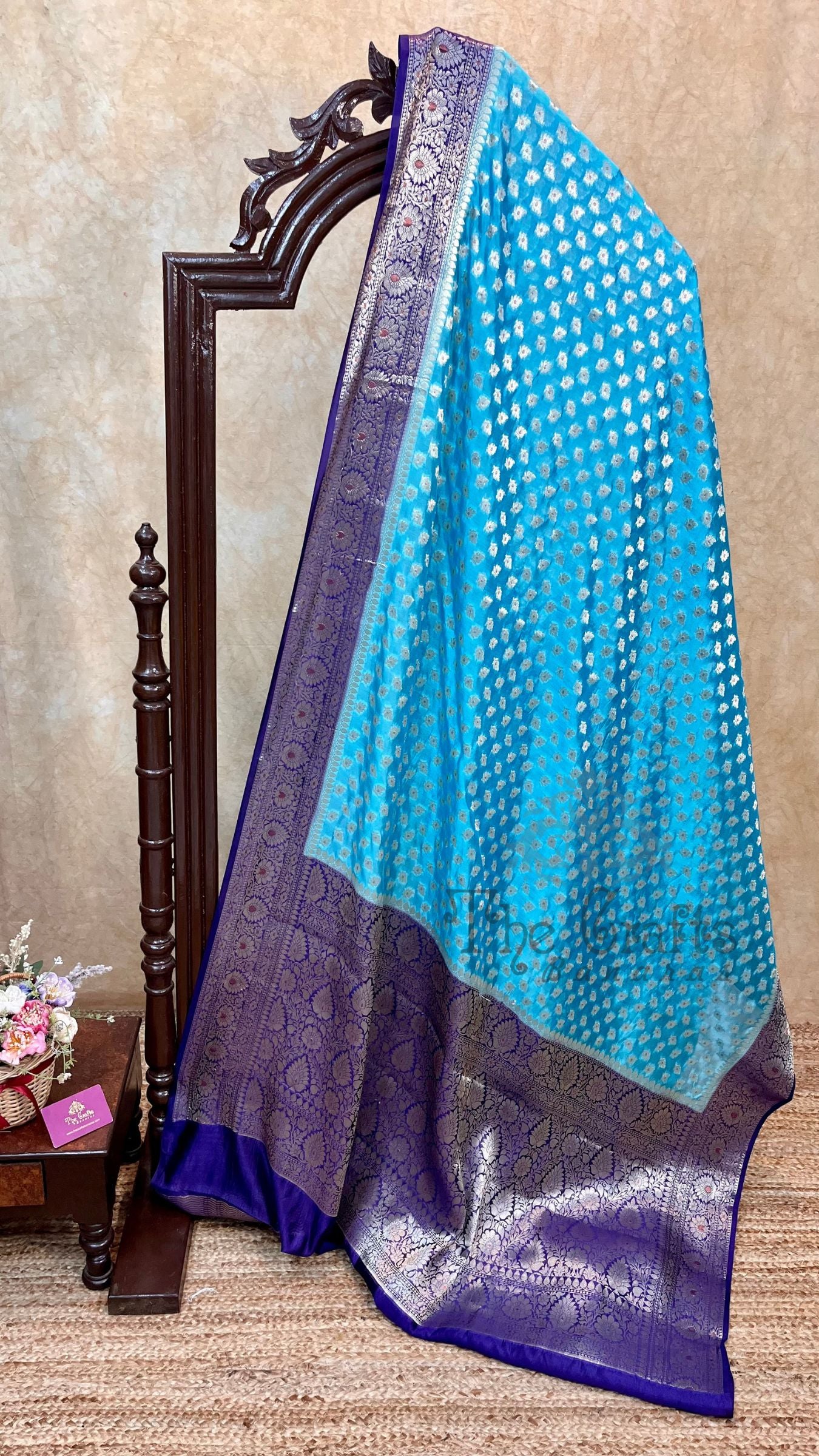 Pure Dupion Silk Banarasi Saree