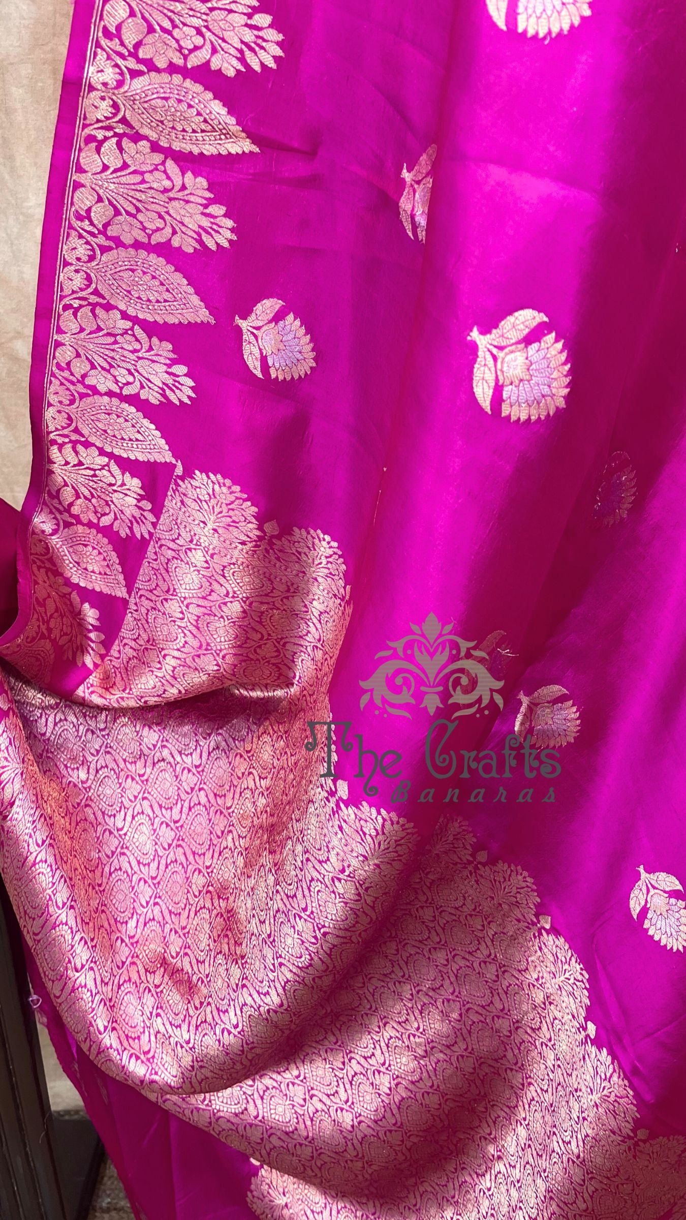 Pure Mango Silk Handloom Banarasi Saree - Sona Roopa