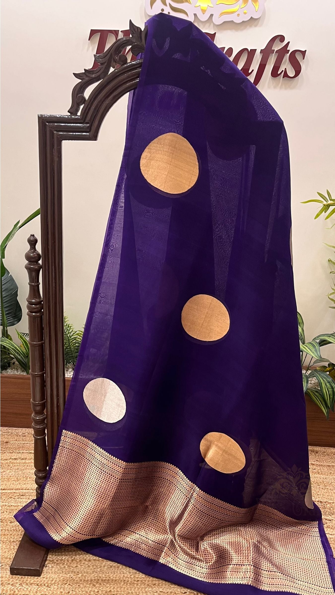 Pure Kora Silk Handloom Banarasi Saree
