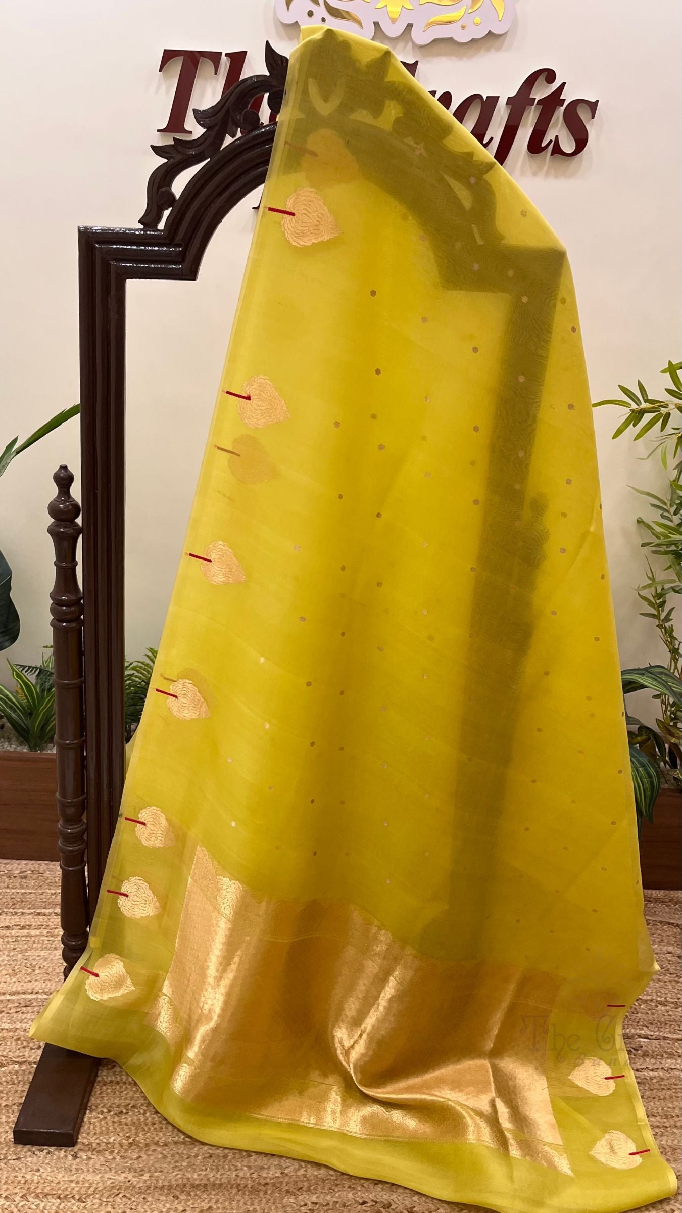 Pure Kora Silk Handloom Banarasi Saree