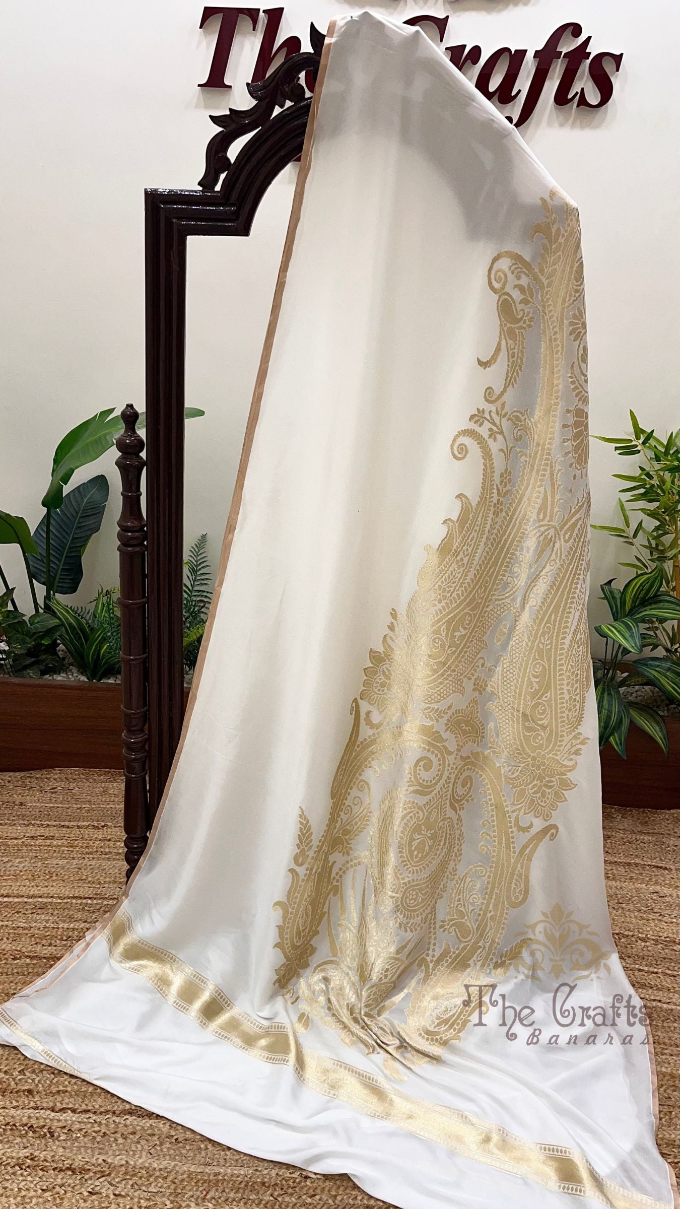Pure Dupion Silk Handloom Banarasi Saree