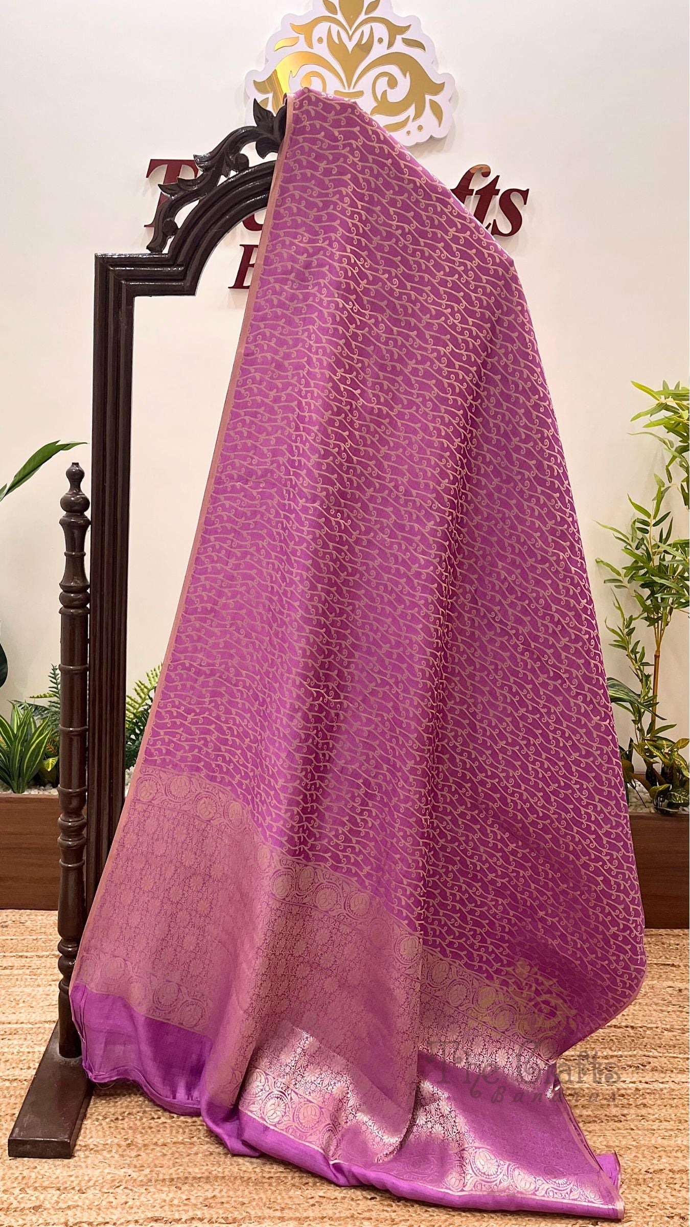 Pure Chiniya Silk Banarasi Saree