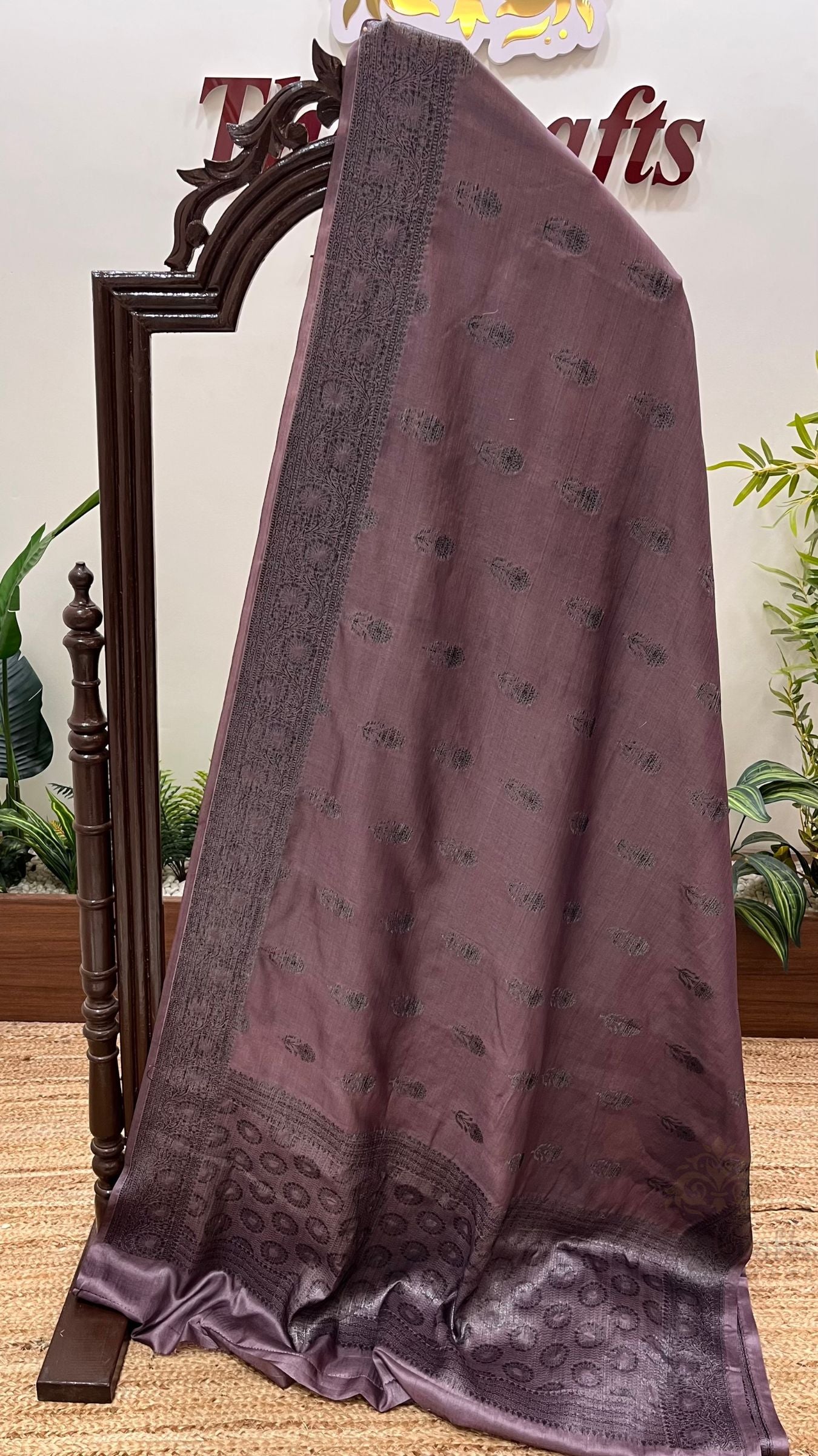 Pure Tussar Silk Banarasi Saree