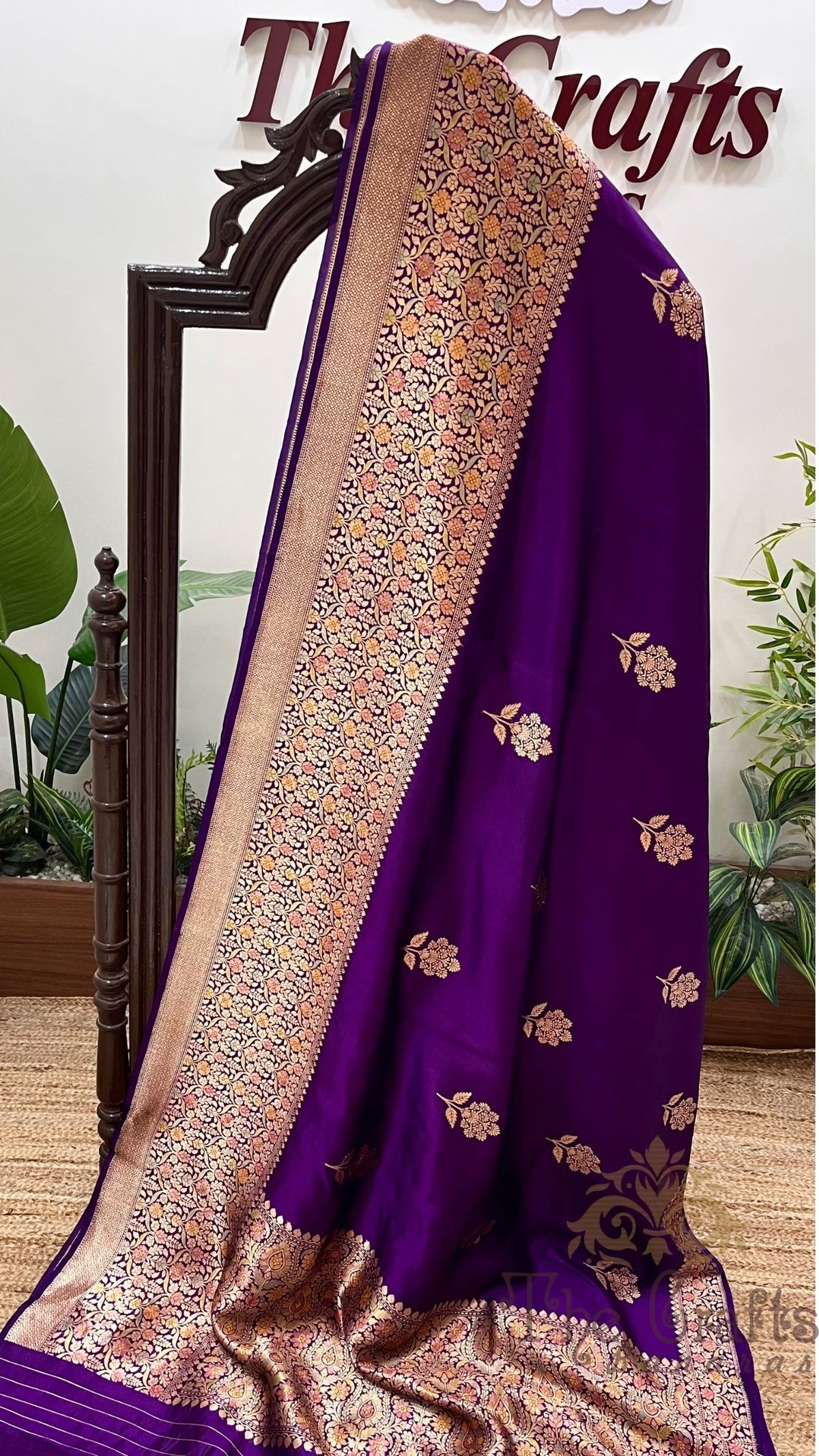 Pure Mango Silk Handloom Banarasi Saree