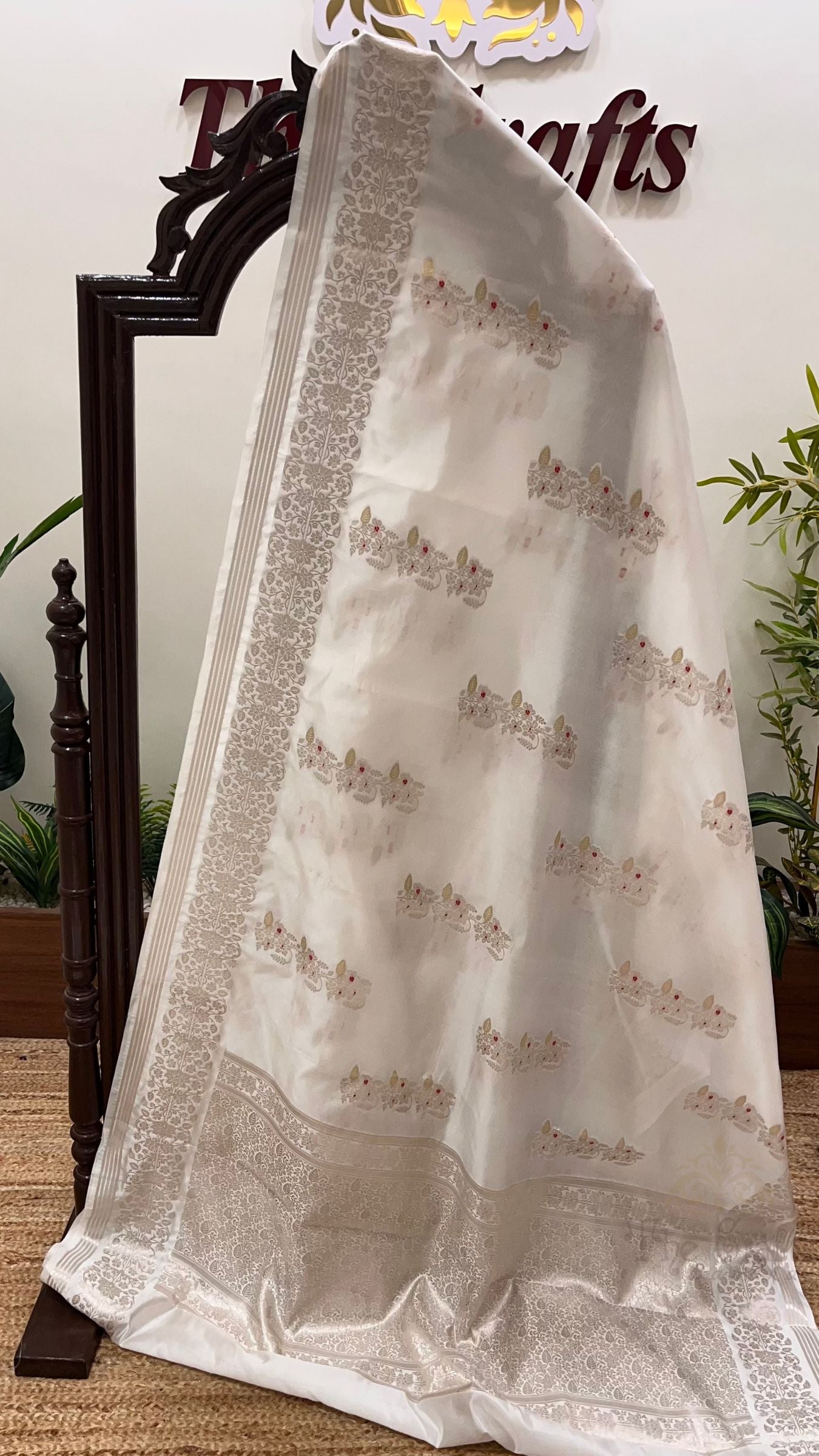 Pure Mango Silk Handloom Banarasi Saree