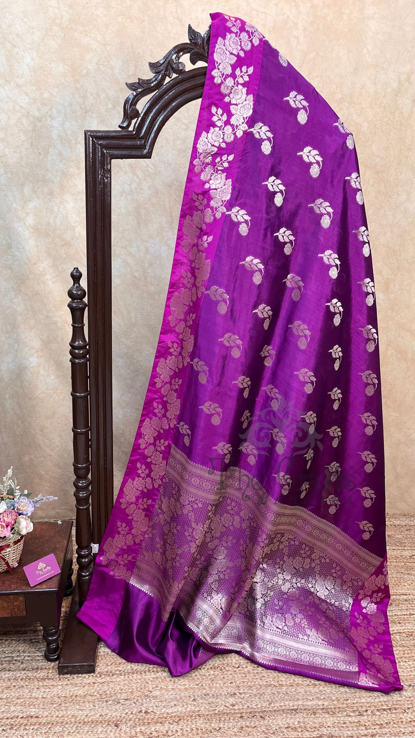 Pure Mango Silk Banarasi Saree