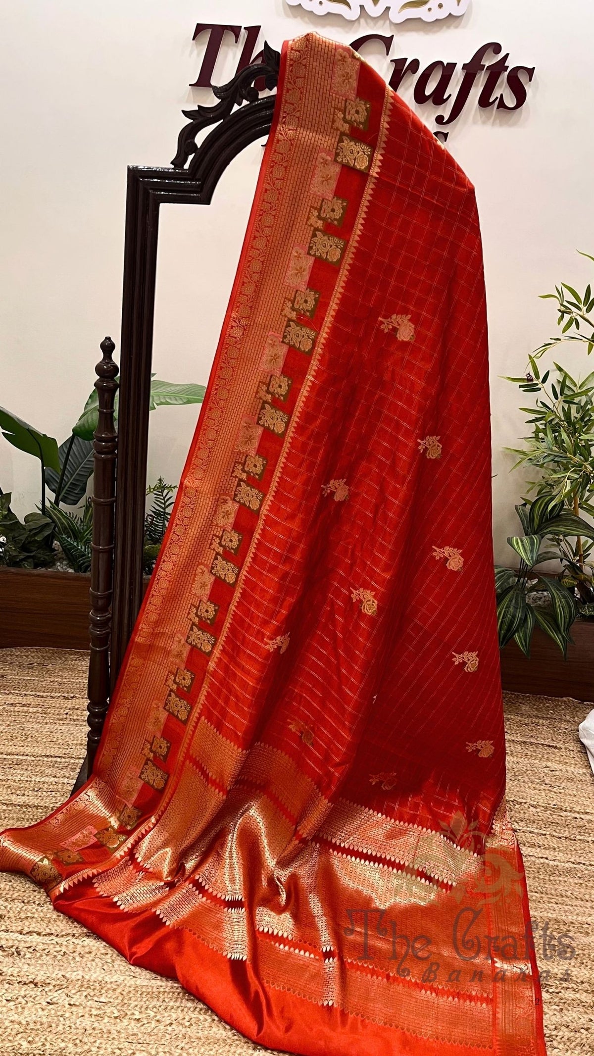 Pure Mango Silk Handloom Banarasi Saree