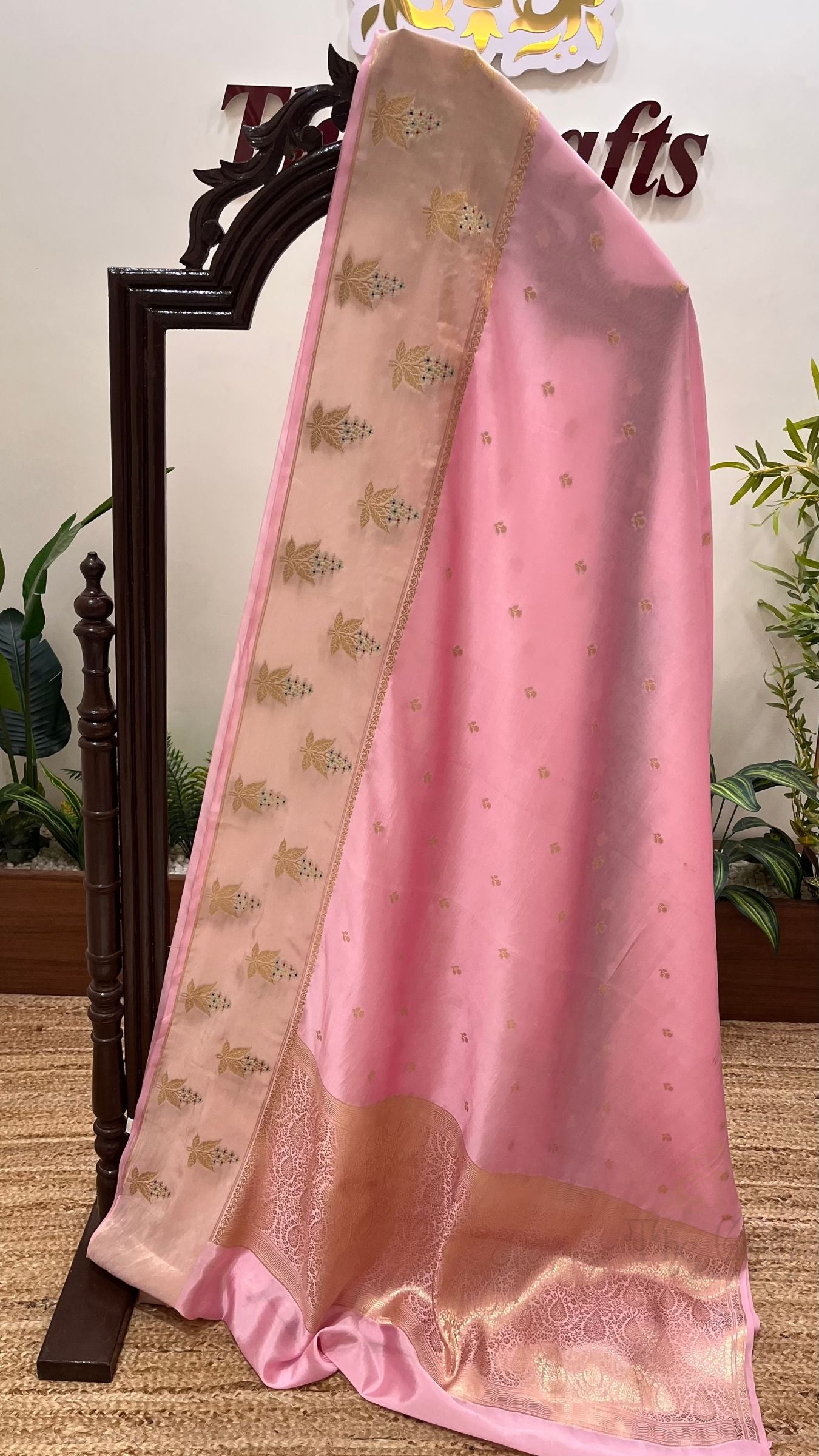 Pure Mango Silk Banarasi Saree