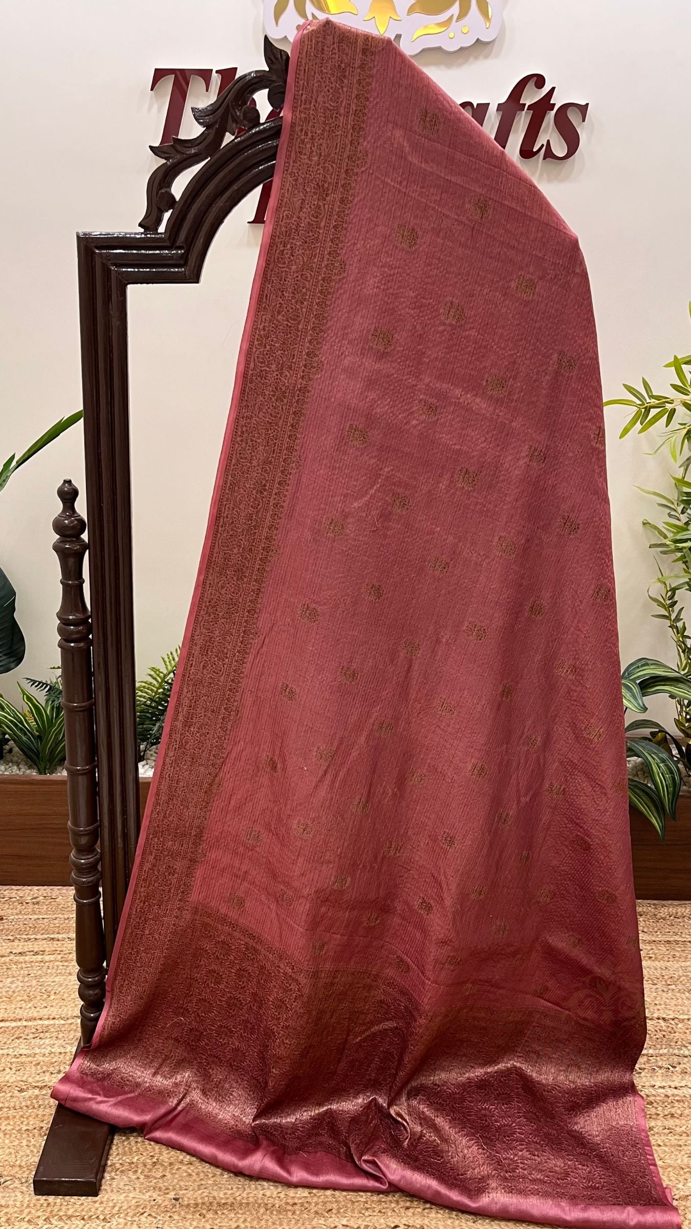 Pure Tussar Silk Banarasi Saree