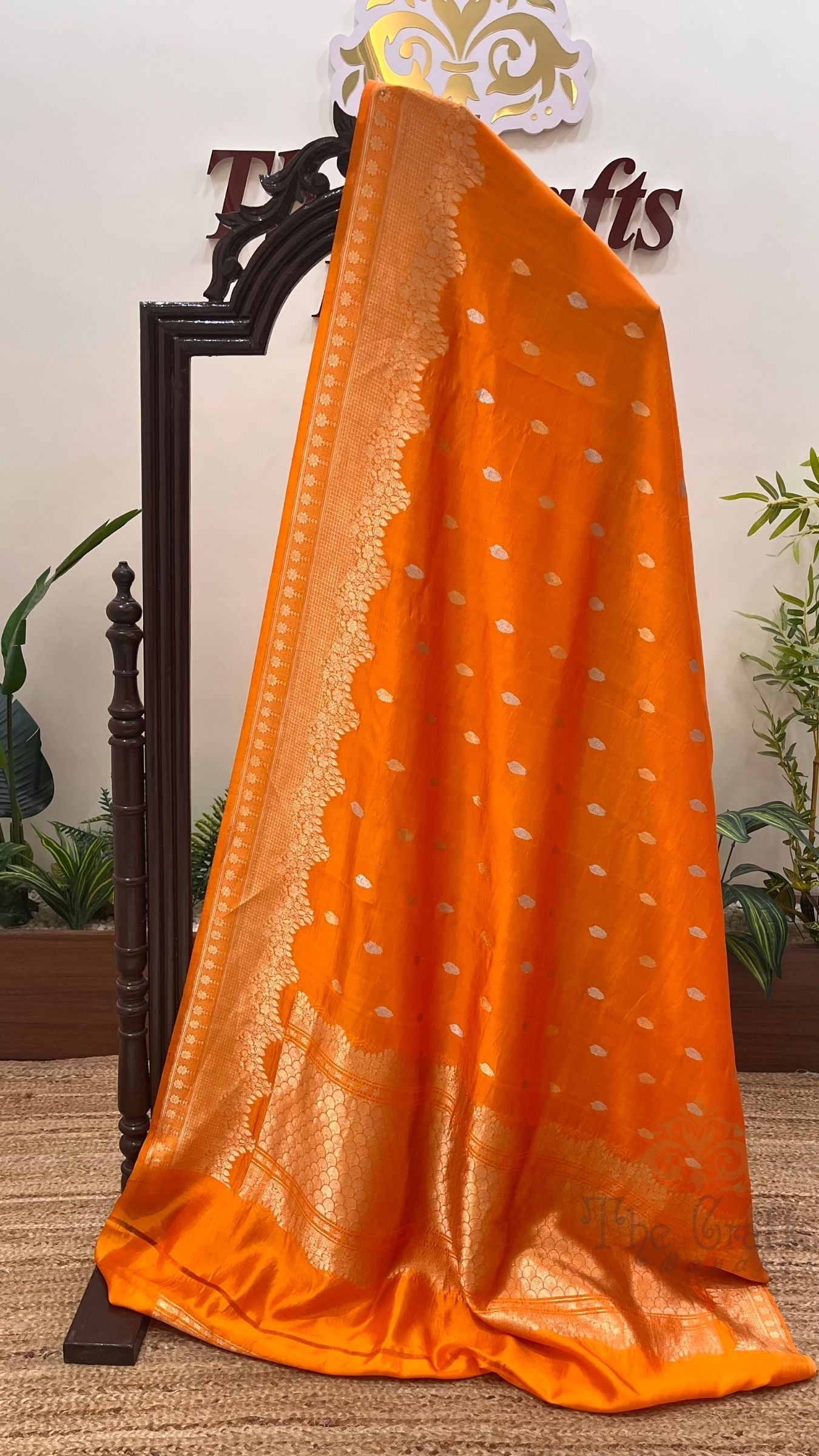 Pure Mango Silk Handloom Banarasi Saree