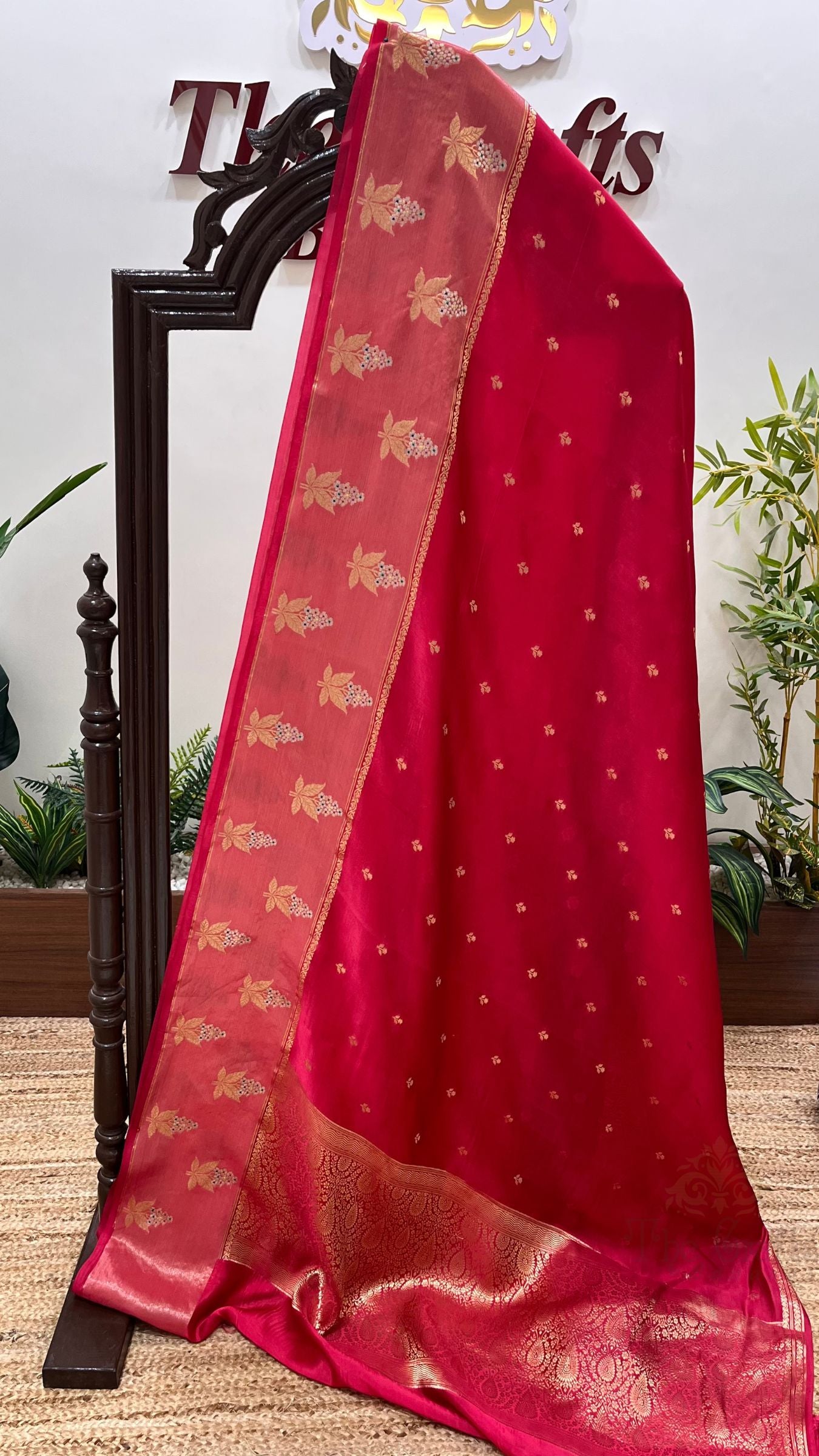 Pure Mango Silk Banarasi Saree