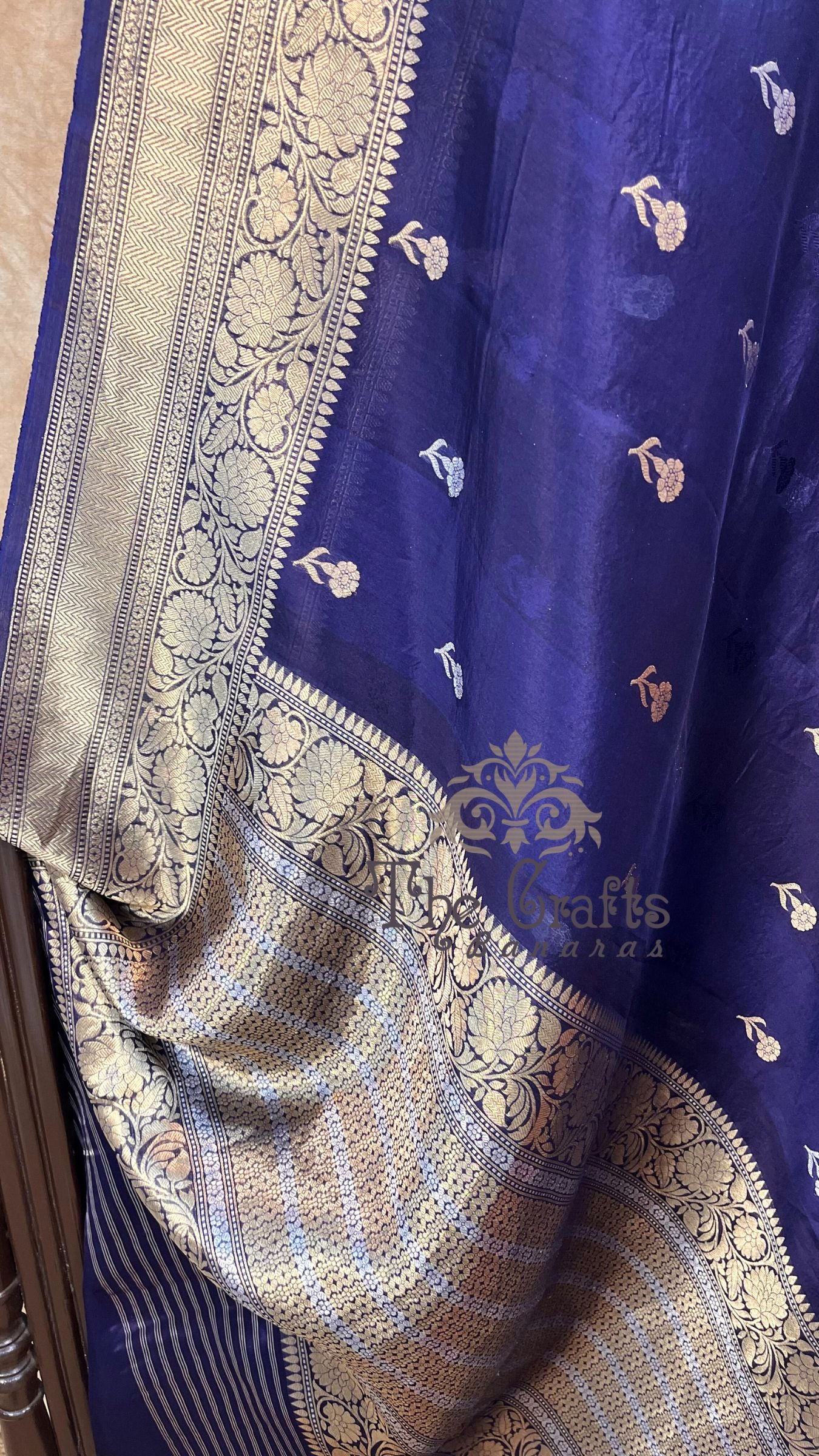 Pure Kora Silk Handloom Banarasi Saree