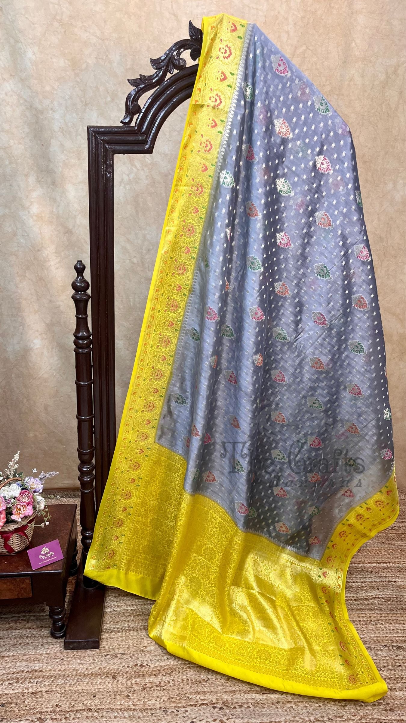 Pure Dupion Silk Banarasi Saree