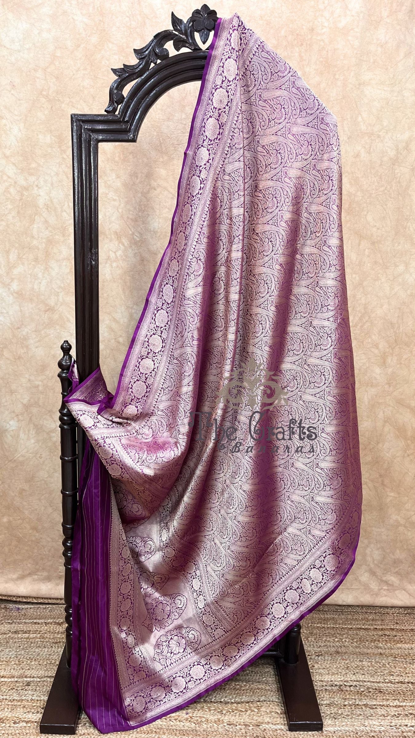 Pure Katan Silk Handloom Banarasi Saree - Tanchui Brocade