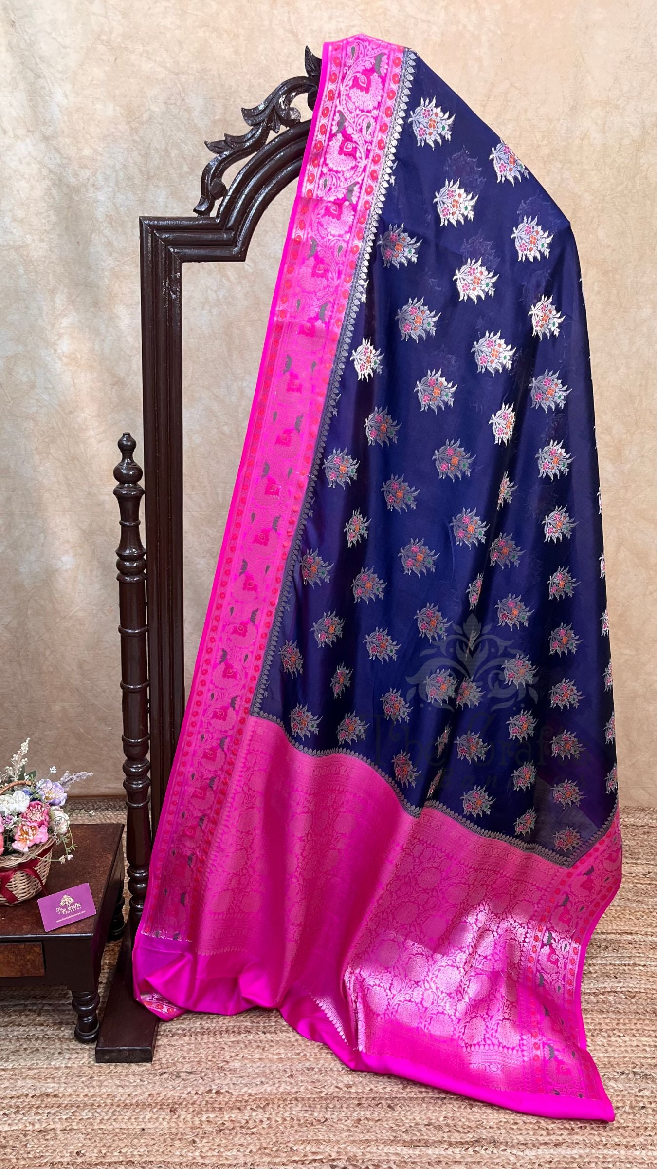 Pure Dupion Silk Banarasi Saree