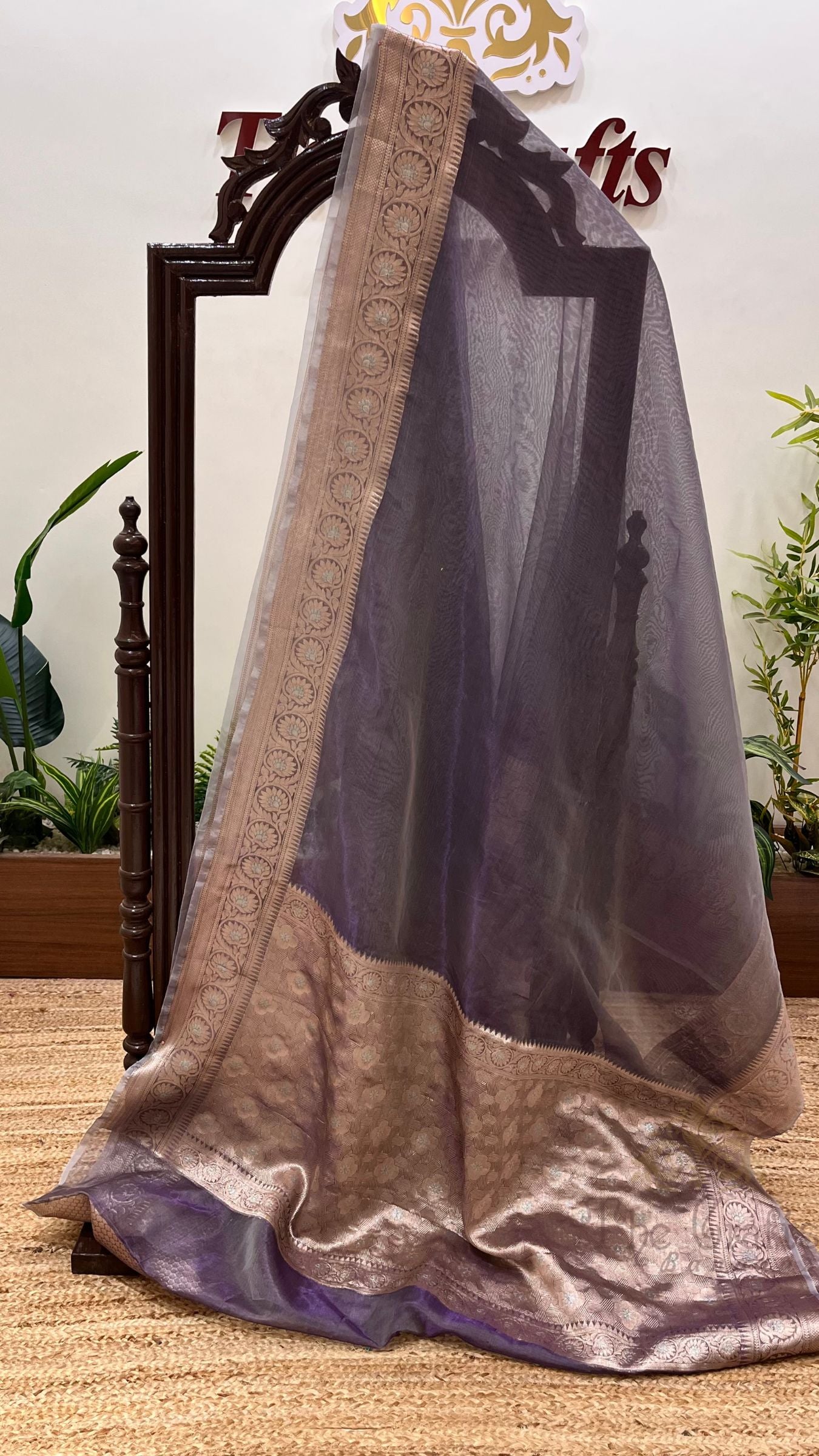 Pure Kora Tissue Silk Banarasi Saree