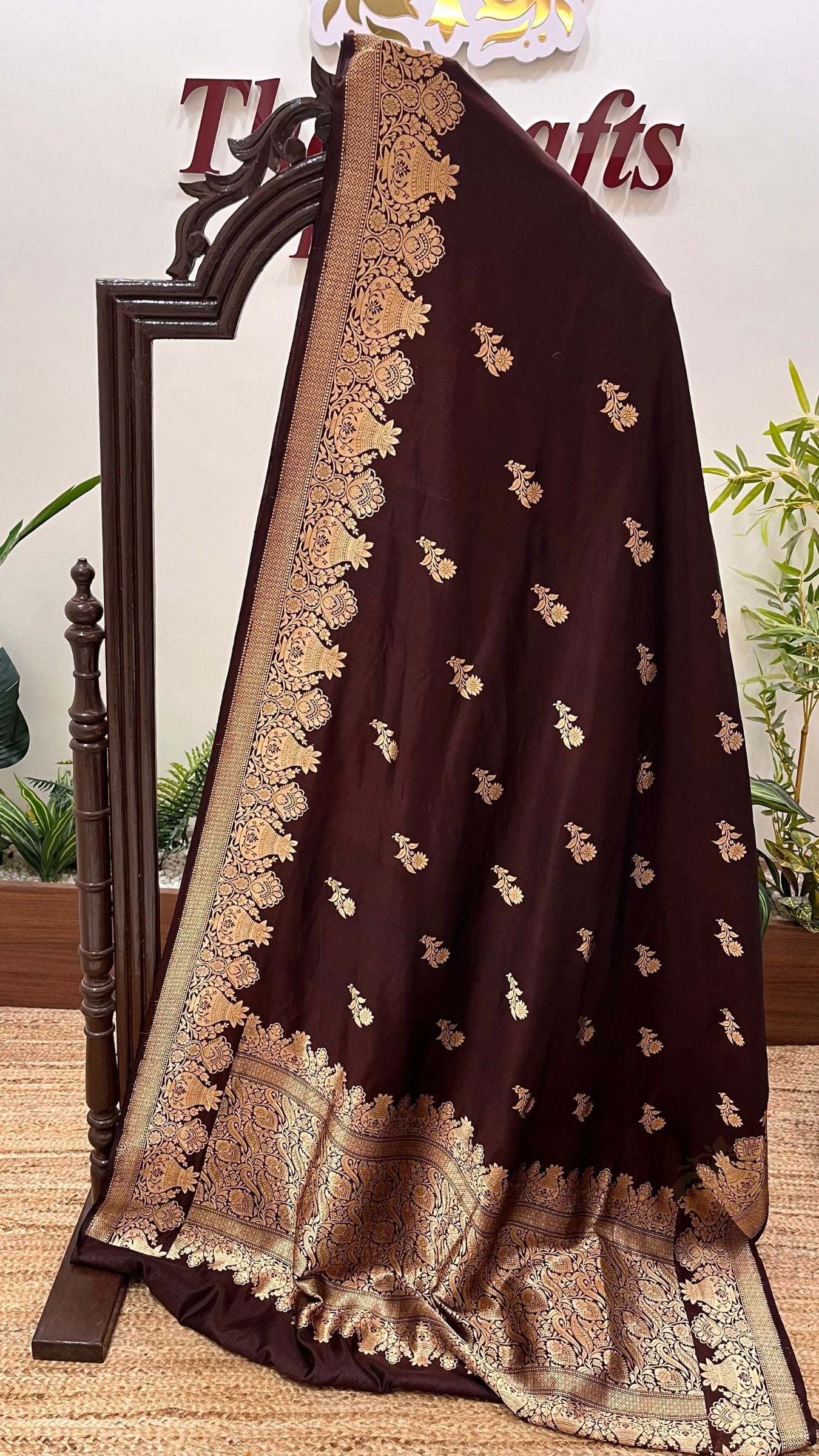 Pure Mango Silk Handloom Banarasi Saree